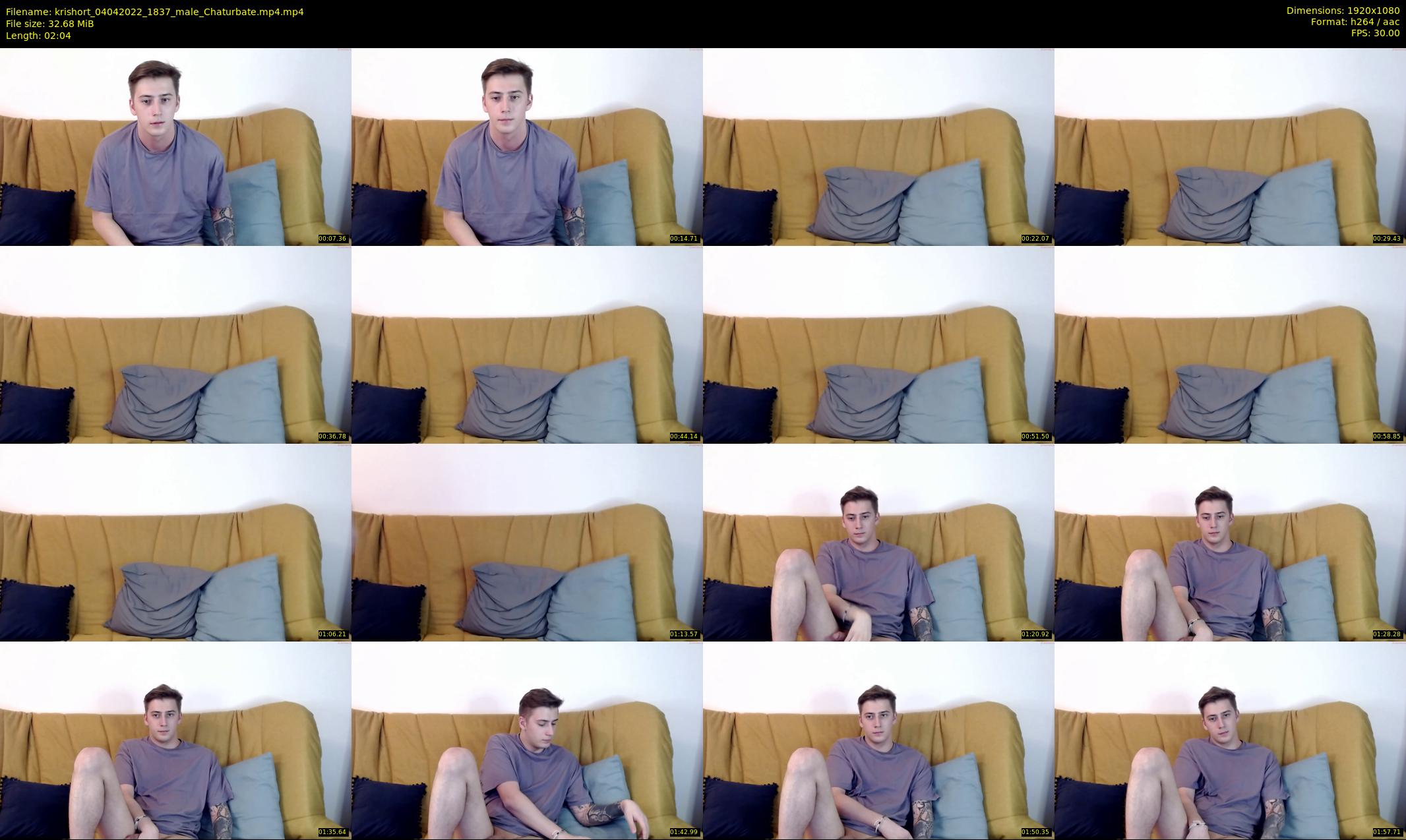krishort — 3 minute Chaturbate male cam show recording, 1080p, Apr 4, 2022