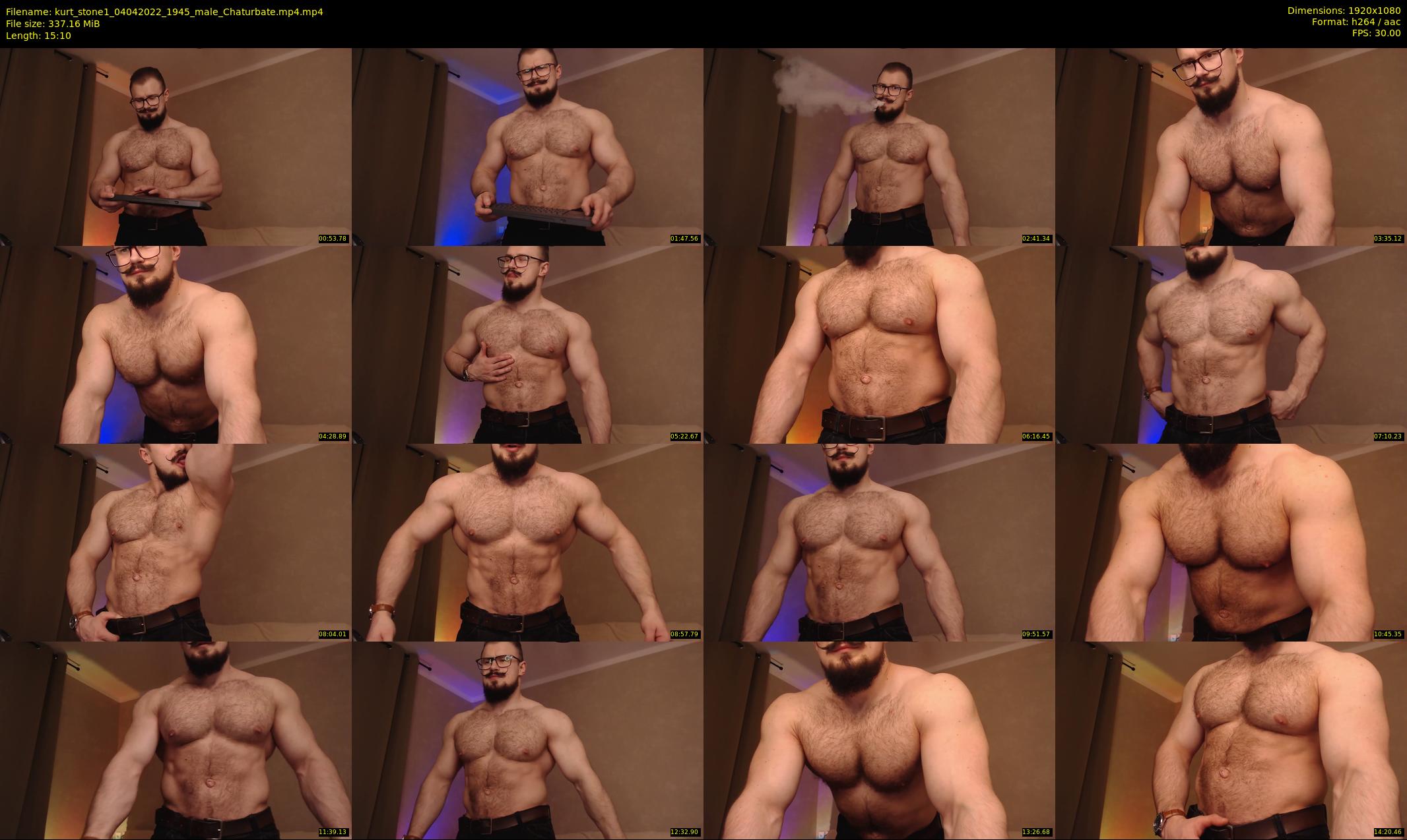 kurt_stone1 — 16 minute Chaturbate male cam show recording, 1080p, Apr 4, 2022