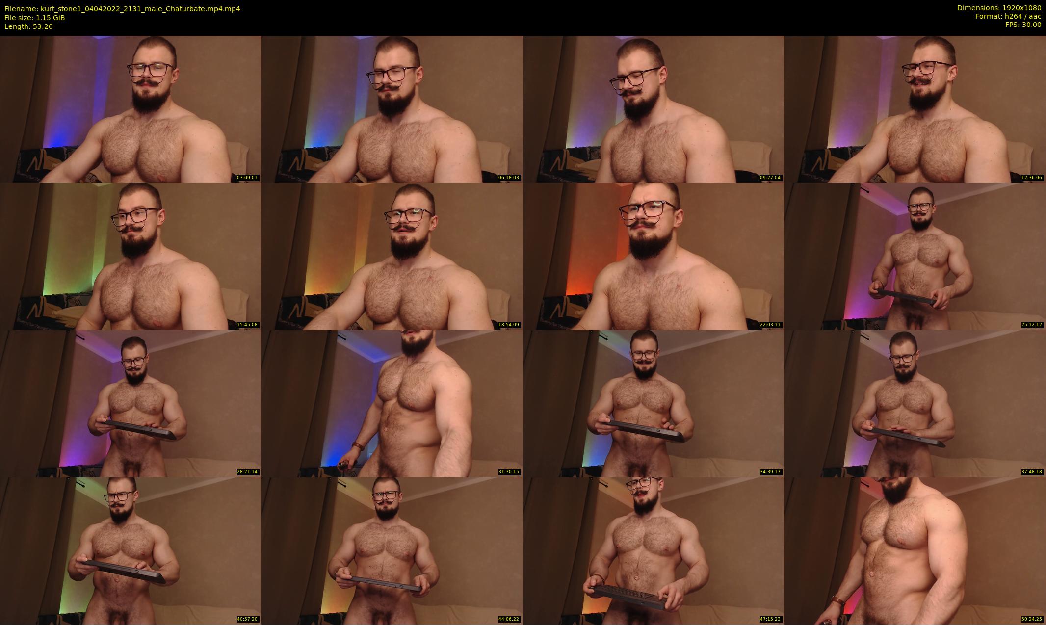 kurt_stone1 — 54 minute Chaturbate male cam show recording, 1080p, Apr 4, 2022