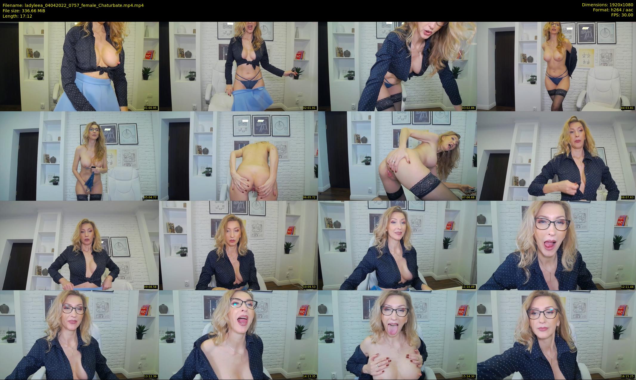 ladyleea — 18 minute Chaturbate female cam show recording, 1080p, Apr 4, 2022