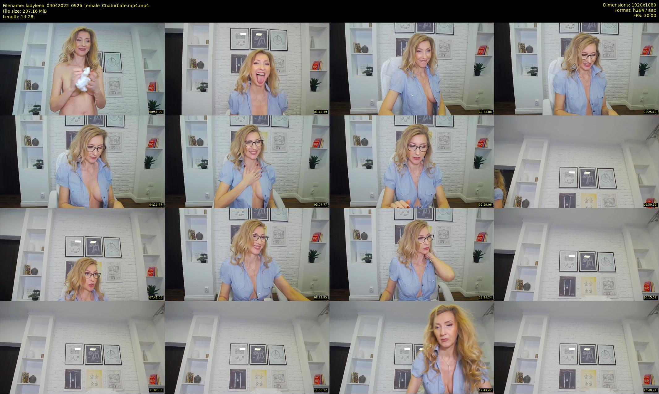 ladyleea — 15 minute Chaturbate female cam show recording, 1080p, Apr 4, 2022