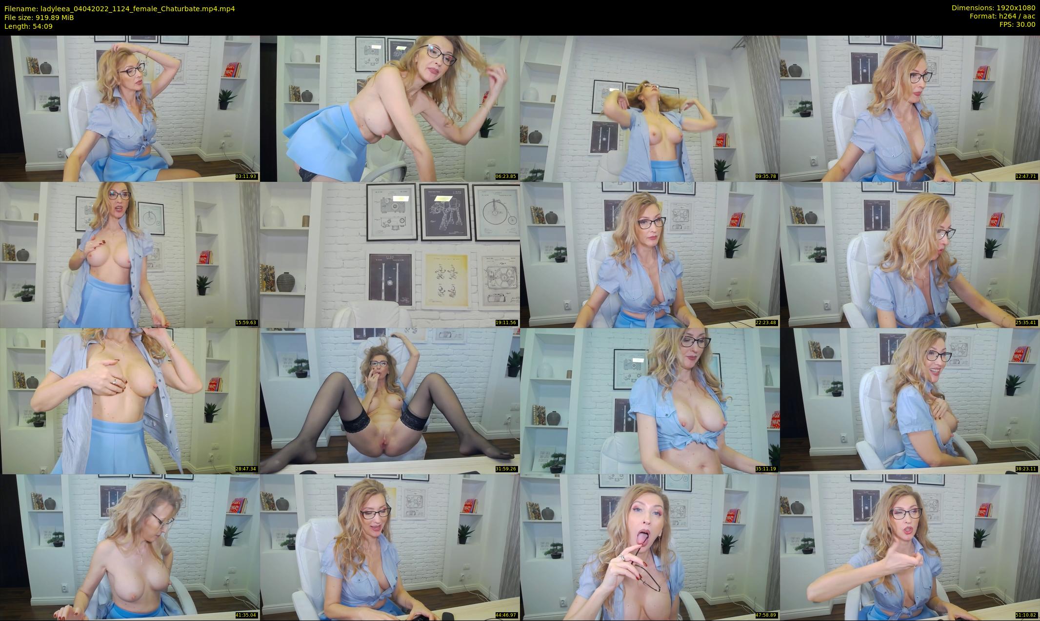 ladyleea — 55 minute Chaturbate female cam show recording, 1080p, Apr 4, 2022