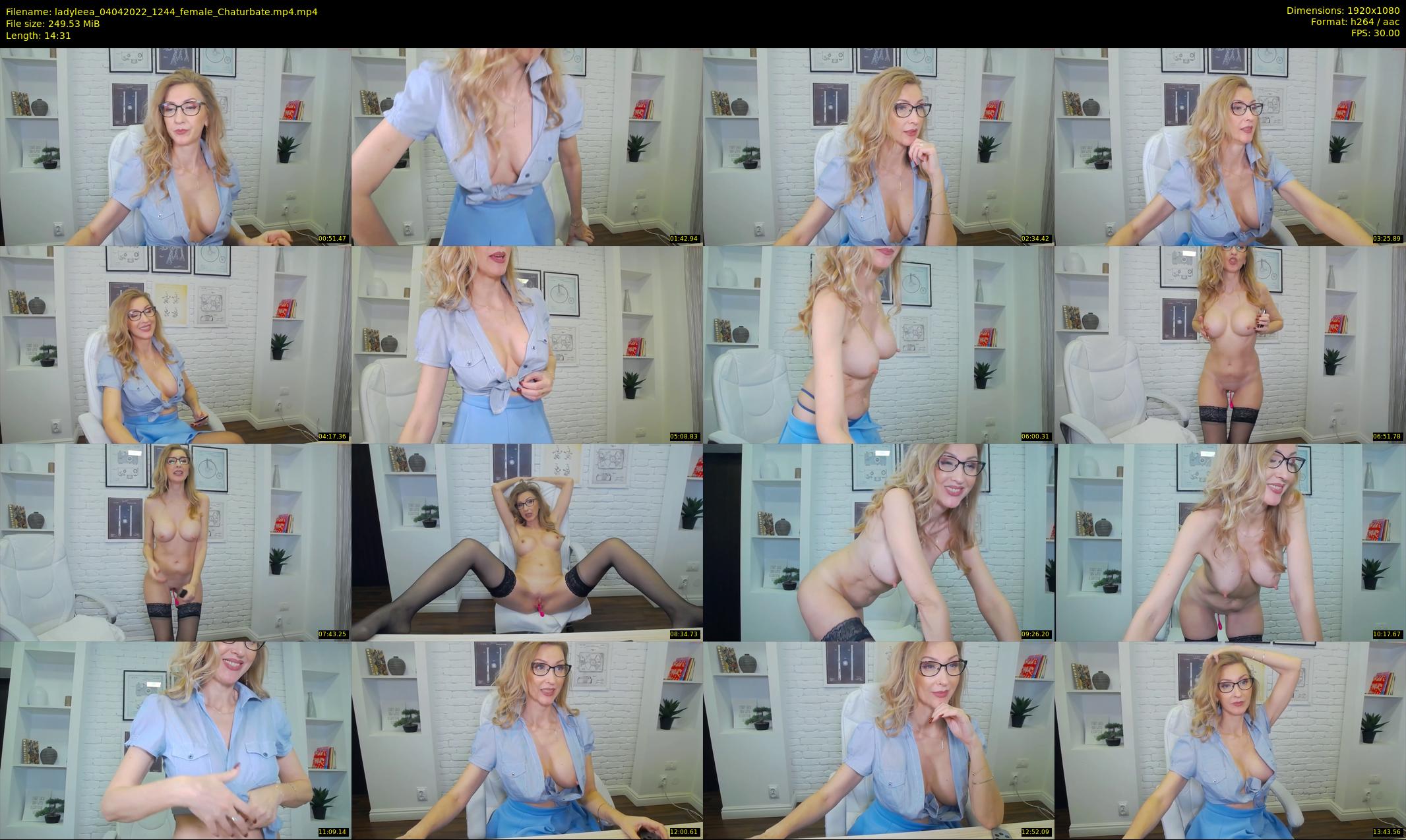 ladyleea — 15 minute Chaturbate female cam show recording, 1080p, Apr 4, 2022