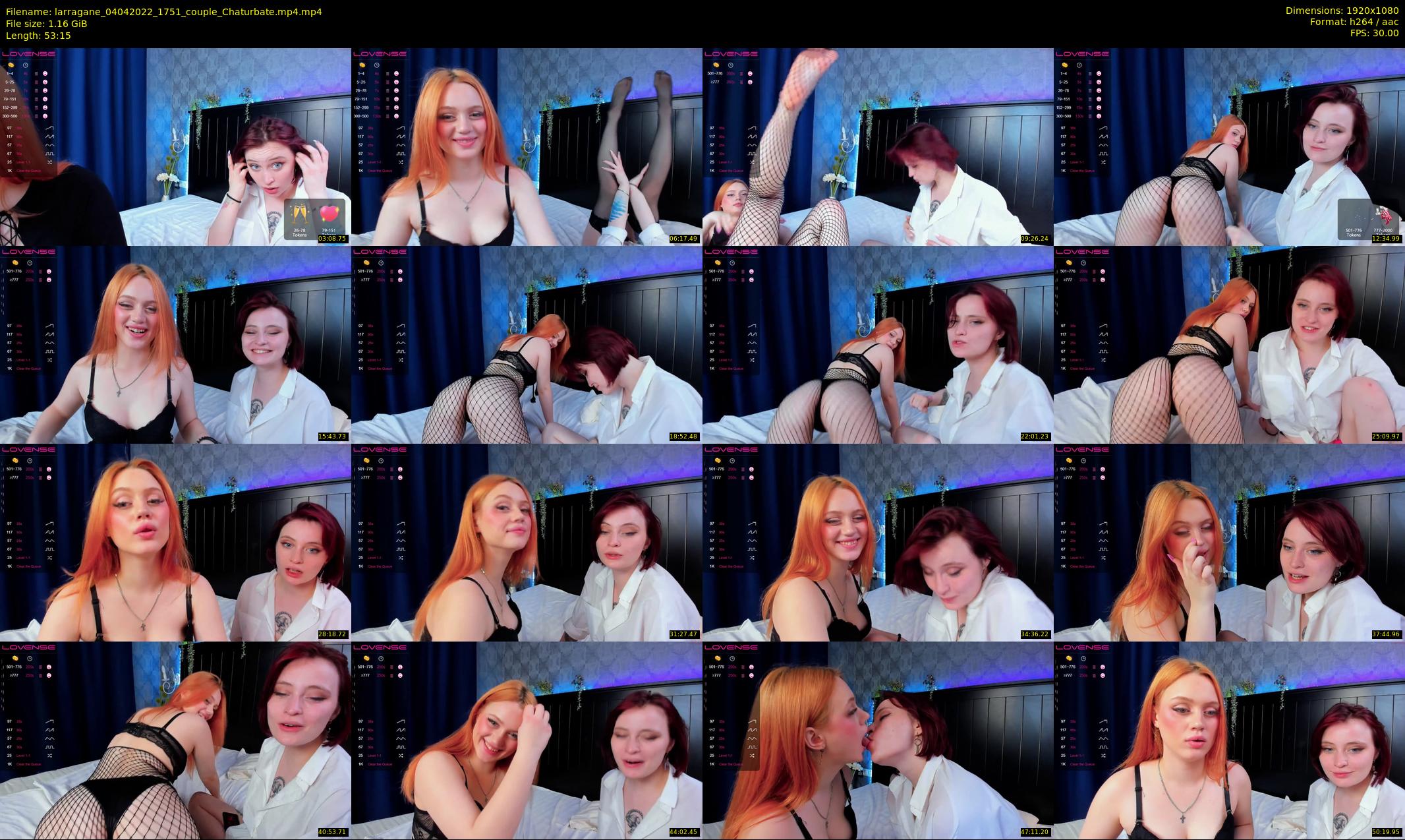larragane — 54 minute Chaturbate couple cam show recording, 1080p, Apr 4, 2022