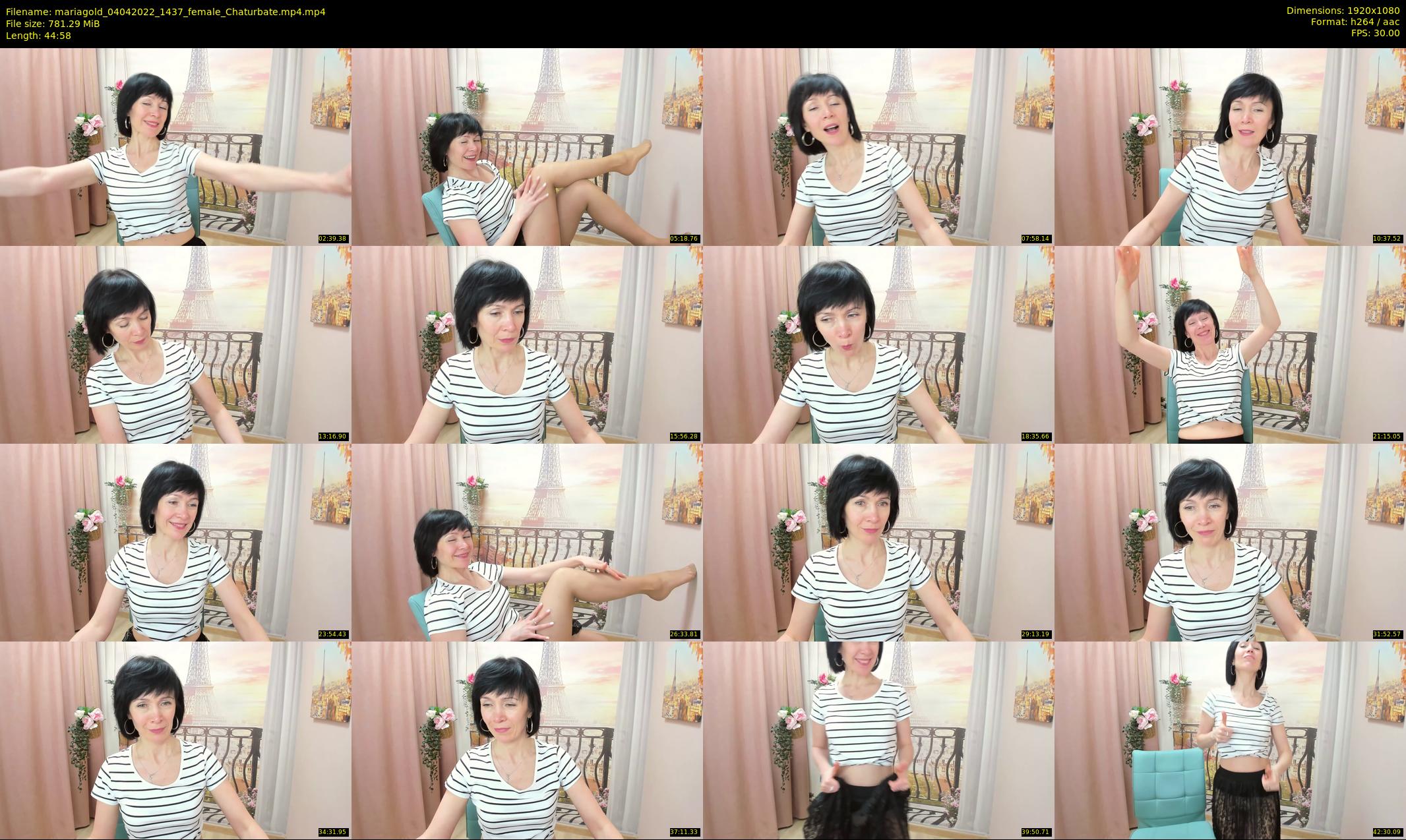 mariagold — 45 minute Chaturbate female cam show recording, 1080p, Apr 4, 2022