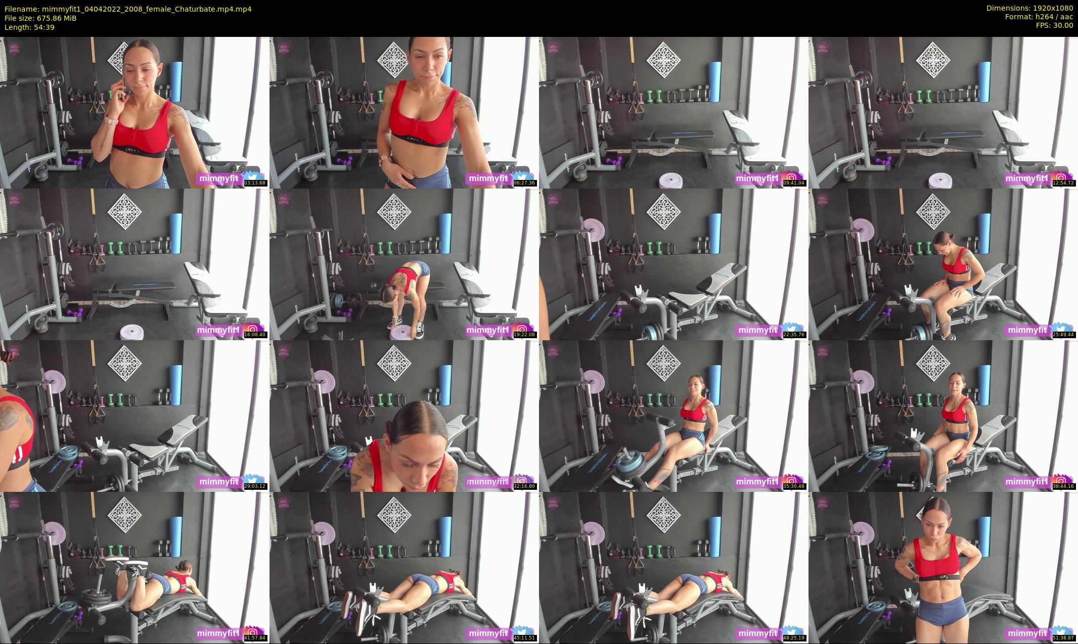 mimmyfit1 — 55 minute Chaturbate female cam show recording, 1080p, Apr 4, 2022