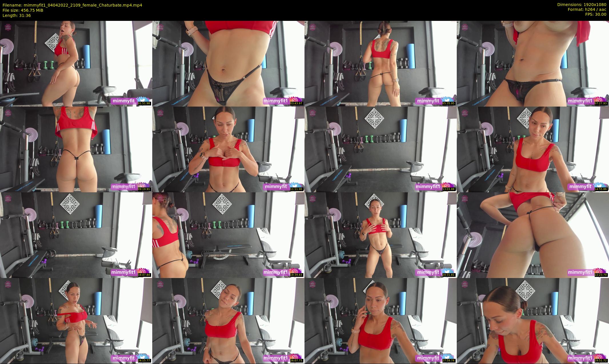 mimmyfit1 — 32 minute Chaturbate female cam show recording, 1080p, Apr 4, 2022