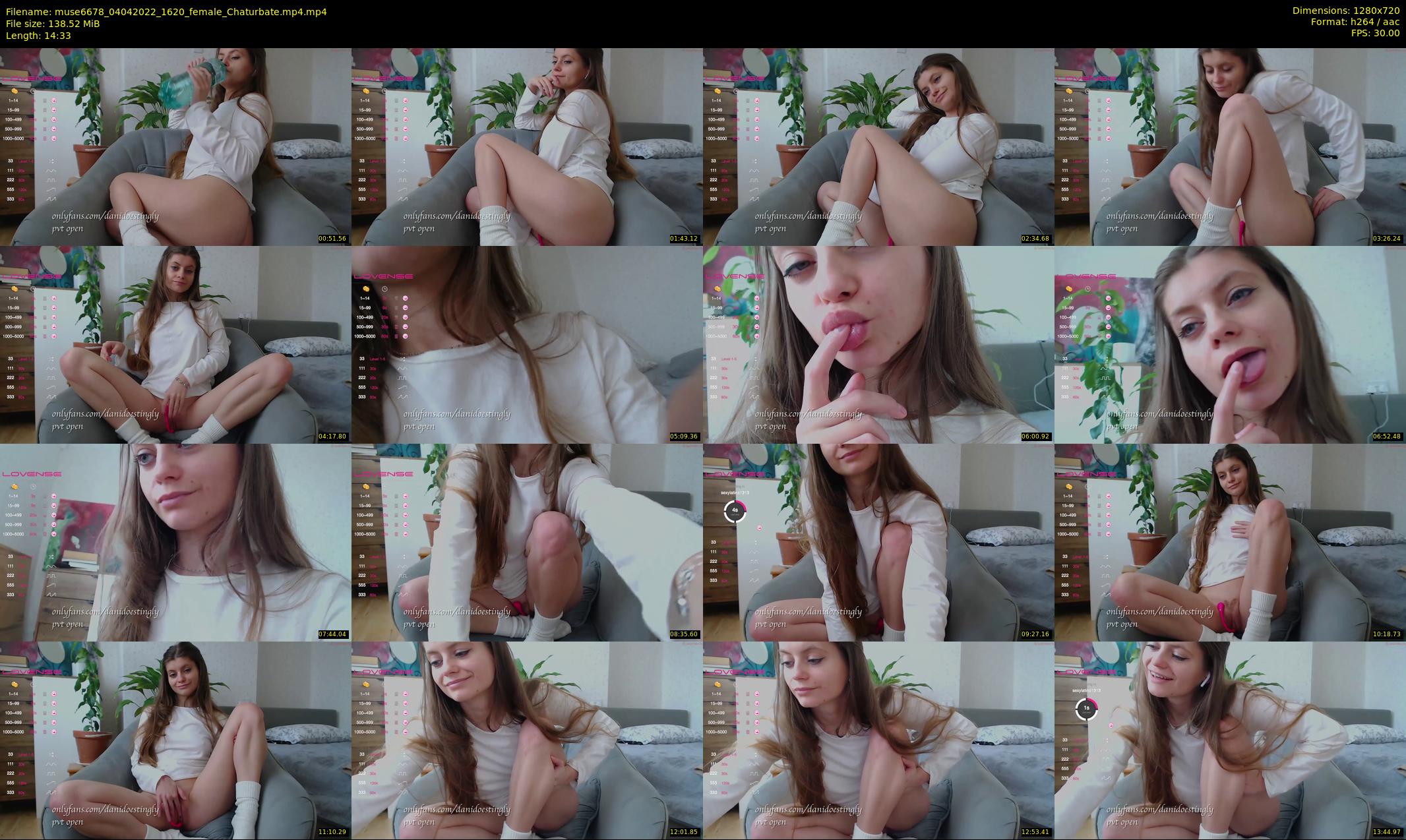 muse6678 — 15 minute Chaturbate female cam show recording, 720p, Apr 4, 2022