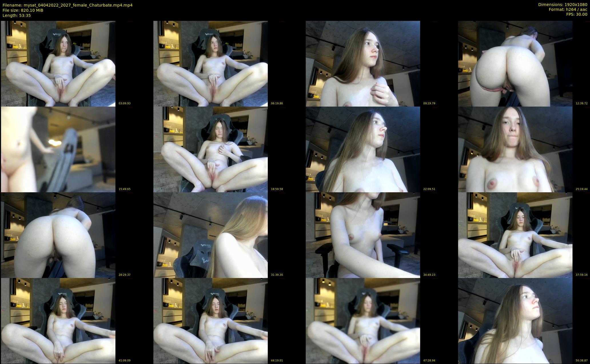 mysat — 54 minute Chaturbate female cam show recording, 1080p, Apr 4, 2022