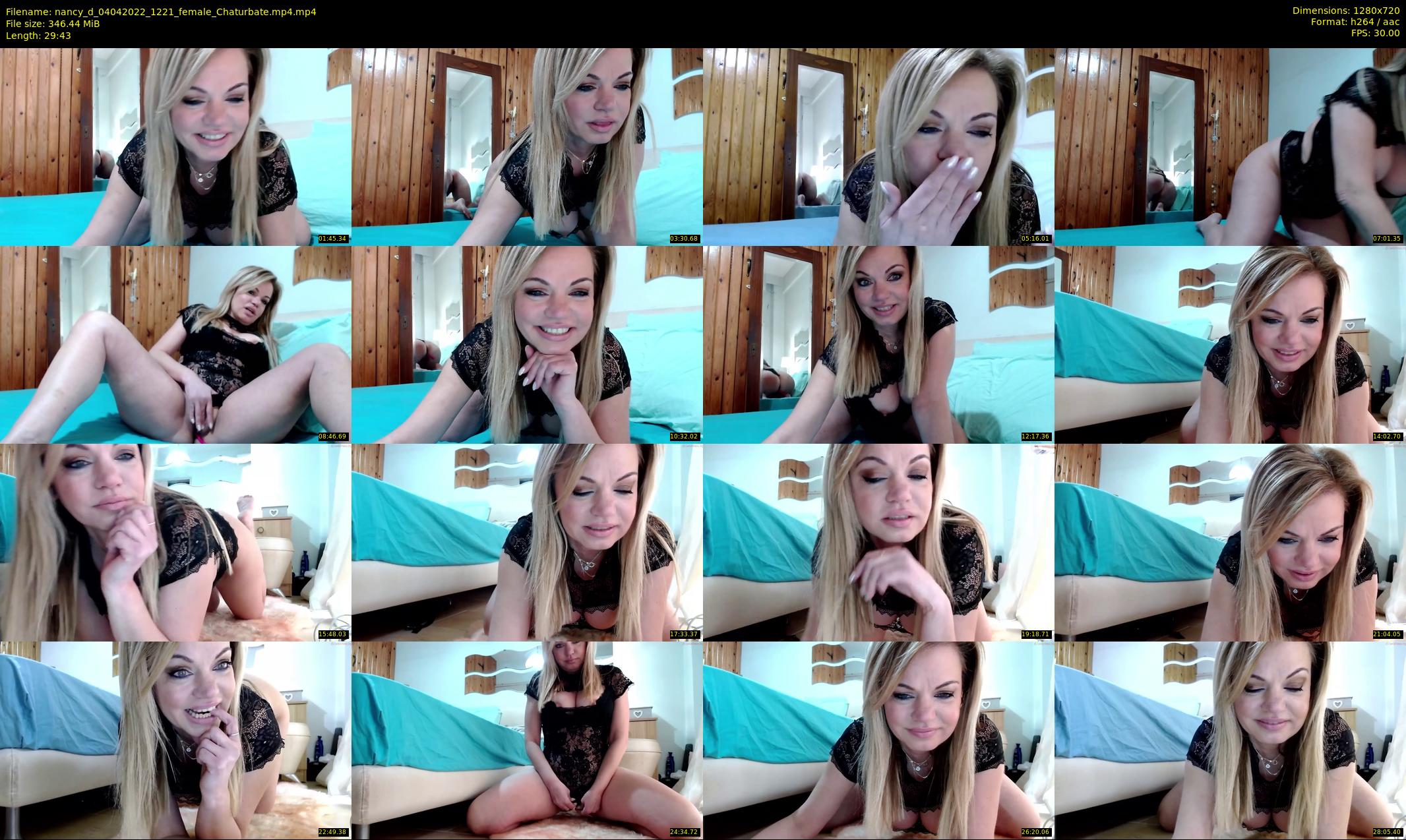 nancy_d — 30 minute Chaturbate female cam show recording, 720p, Apr 4, 2022