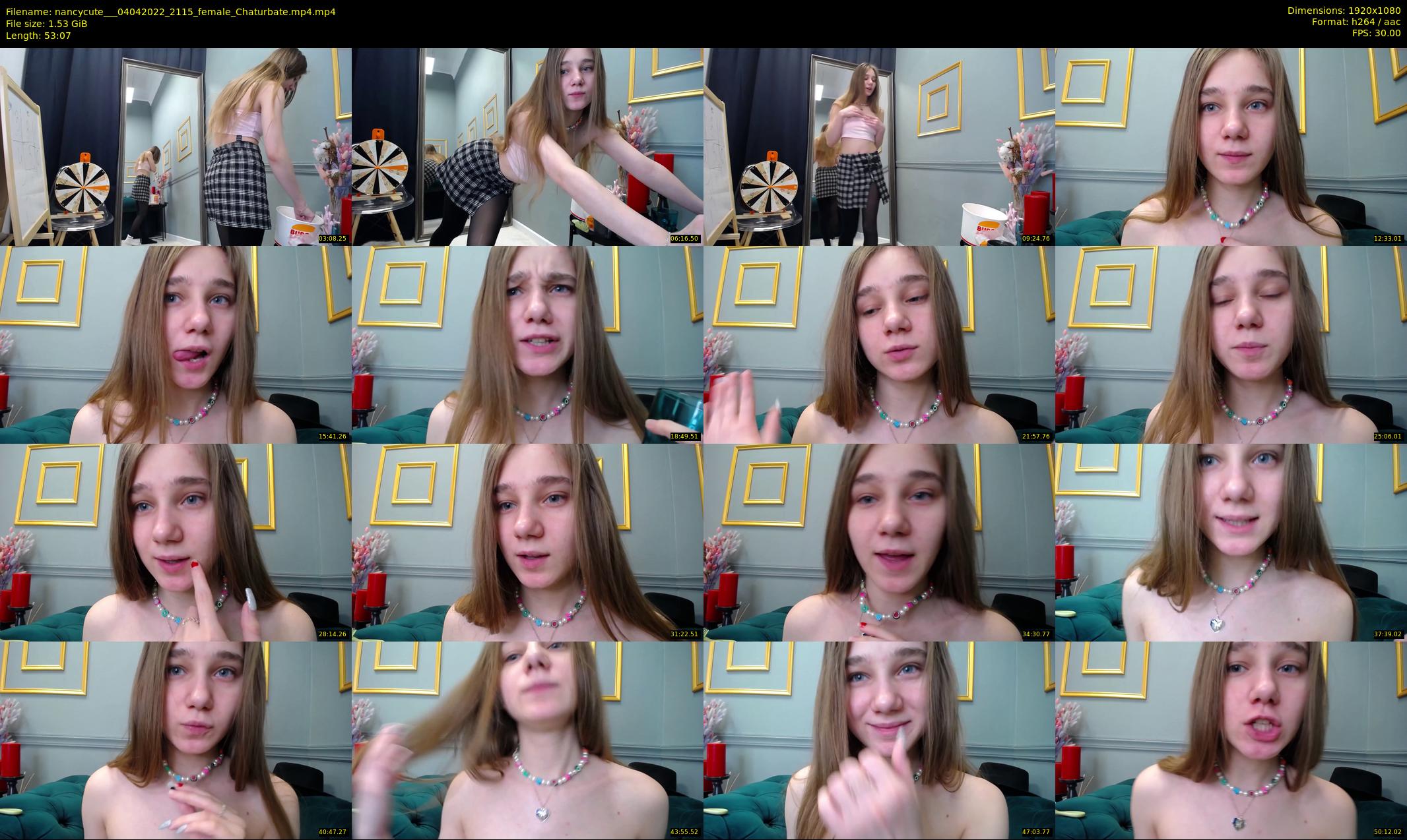 nancycute__ — 54 minute Chaturbate female cam show recording, 1080p, Apr 4, 2022