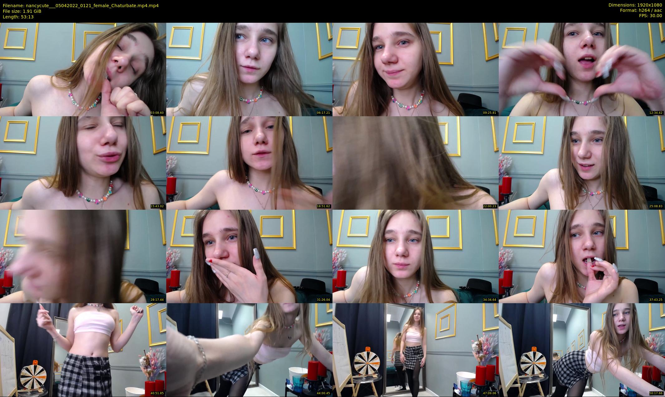 nancycute__ — 54 minute Chaturbate female cam show recording, 1080p, Apr 5, 2022