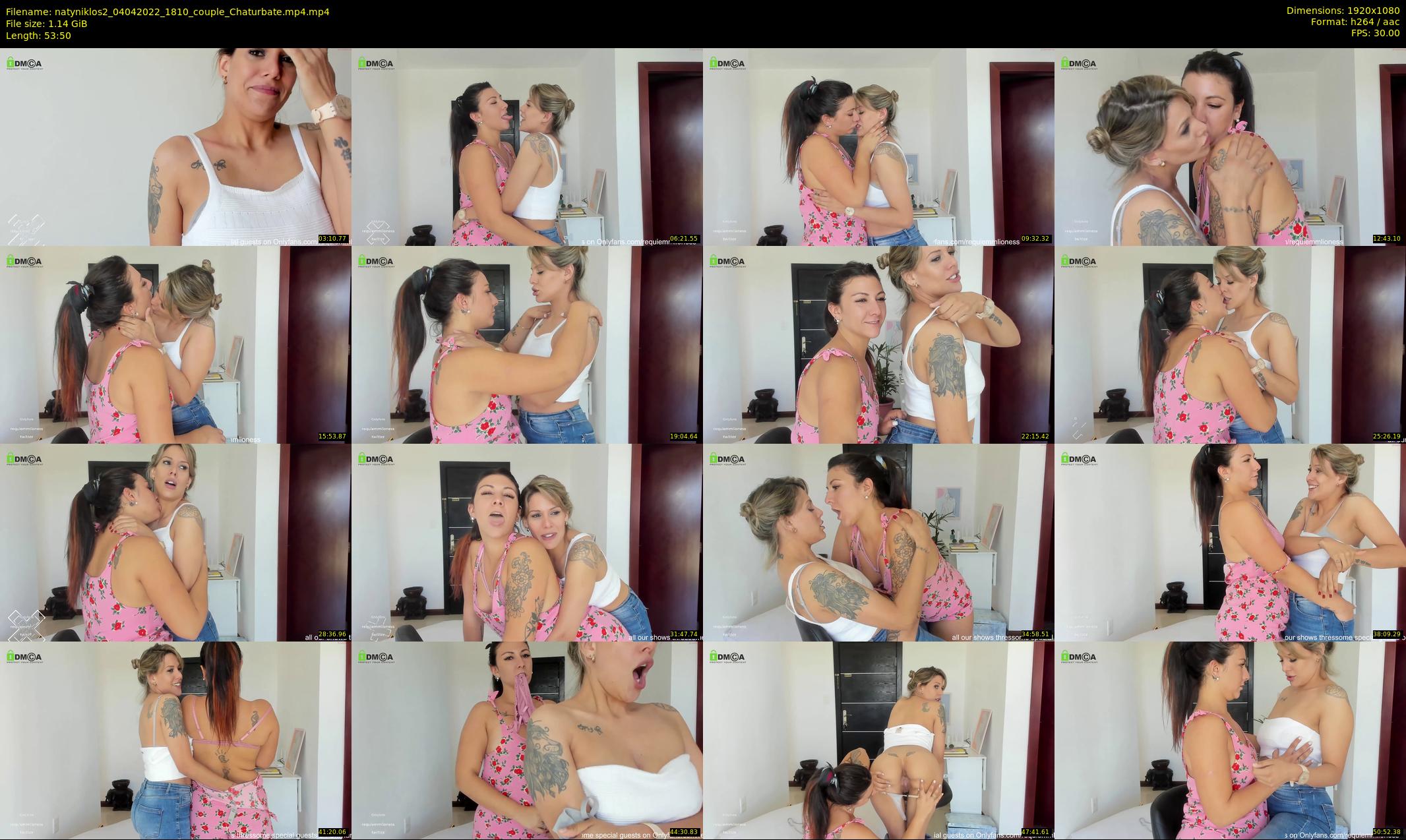 natyniklos2 — 54 minute Chaturbate couple cam show recording, 1080p, Apr 4, 2022
