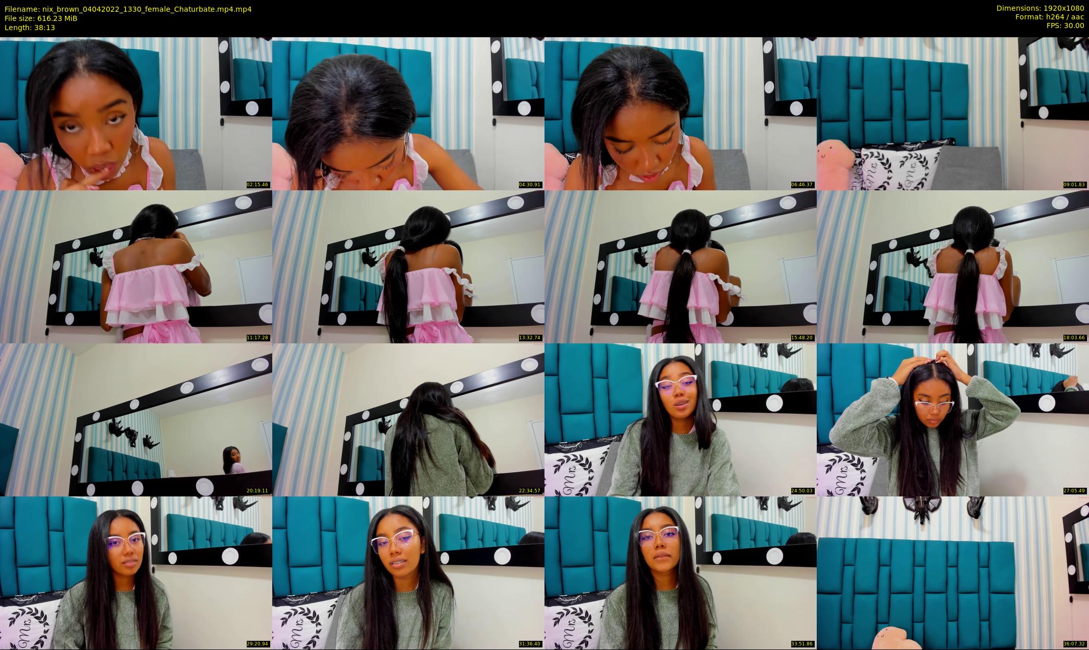 nix_brown — 39 minute Chaturbate female cam show recording, 1080p, Apr 4, 2022