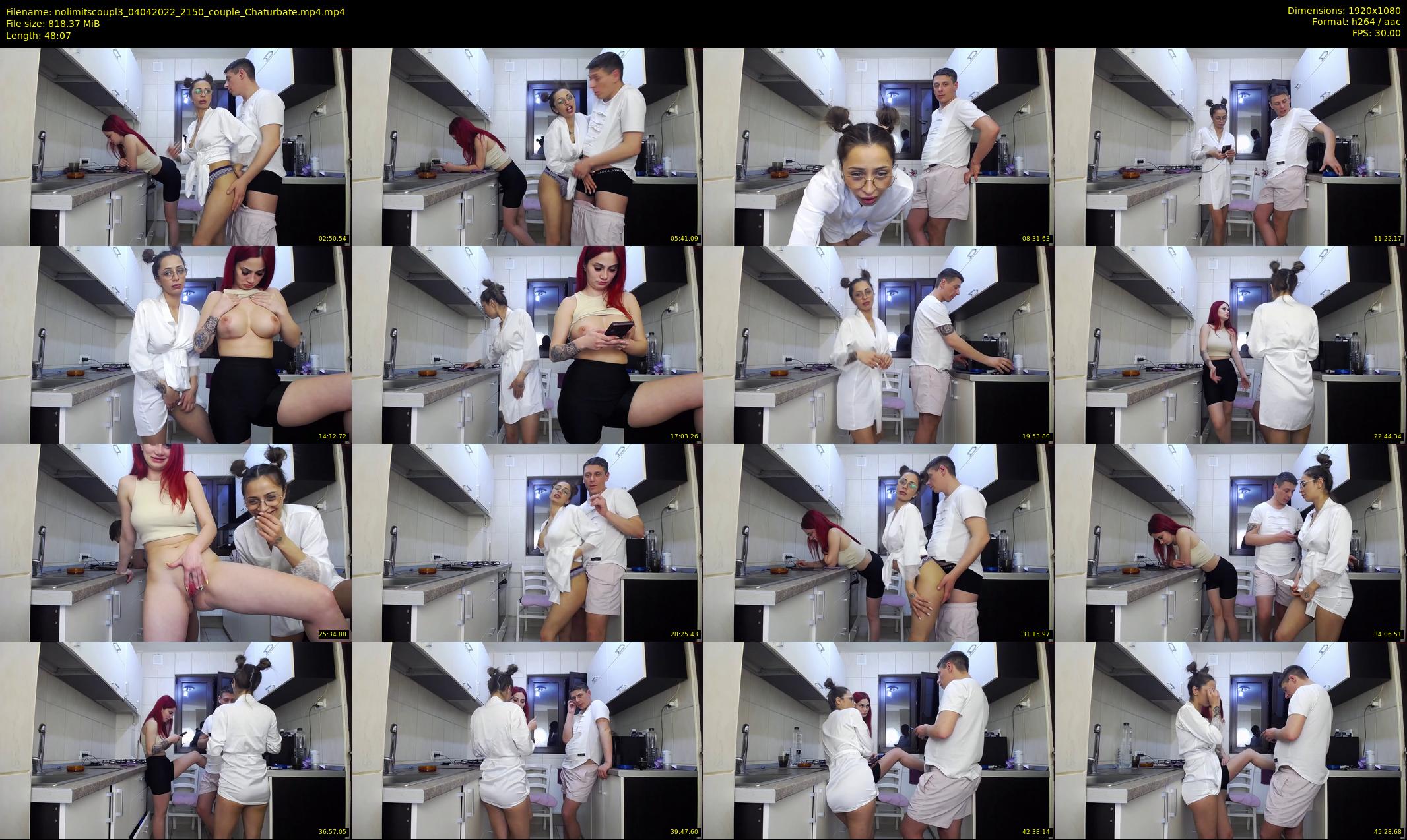 nolimitscoupl3 — 49 minute Chaturbate couple cam show recording, 1080p, Apr 4, 2022