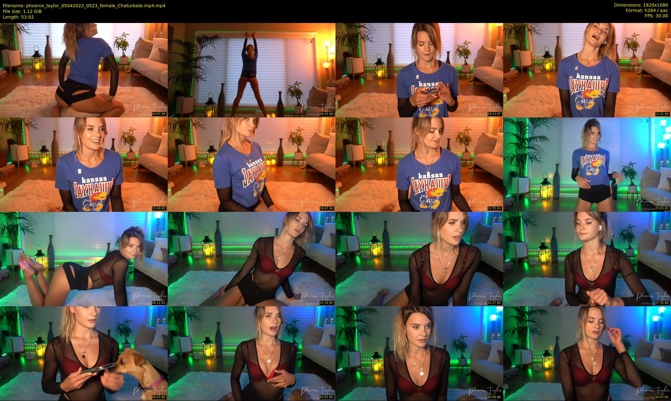phoenix_taylor — 54 minute Chaturbate female cam show recording, 1080p, Apr 5, 2022