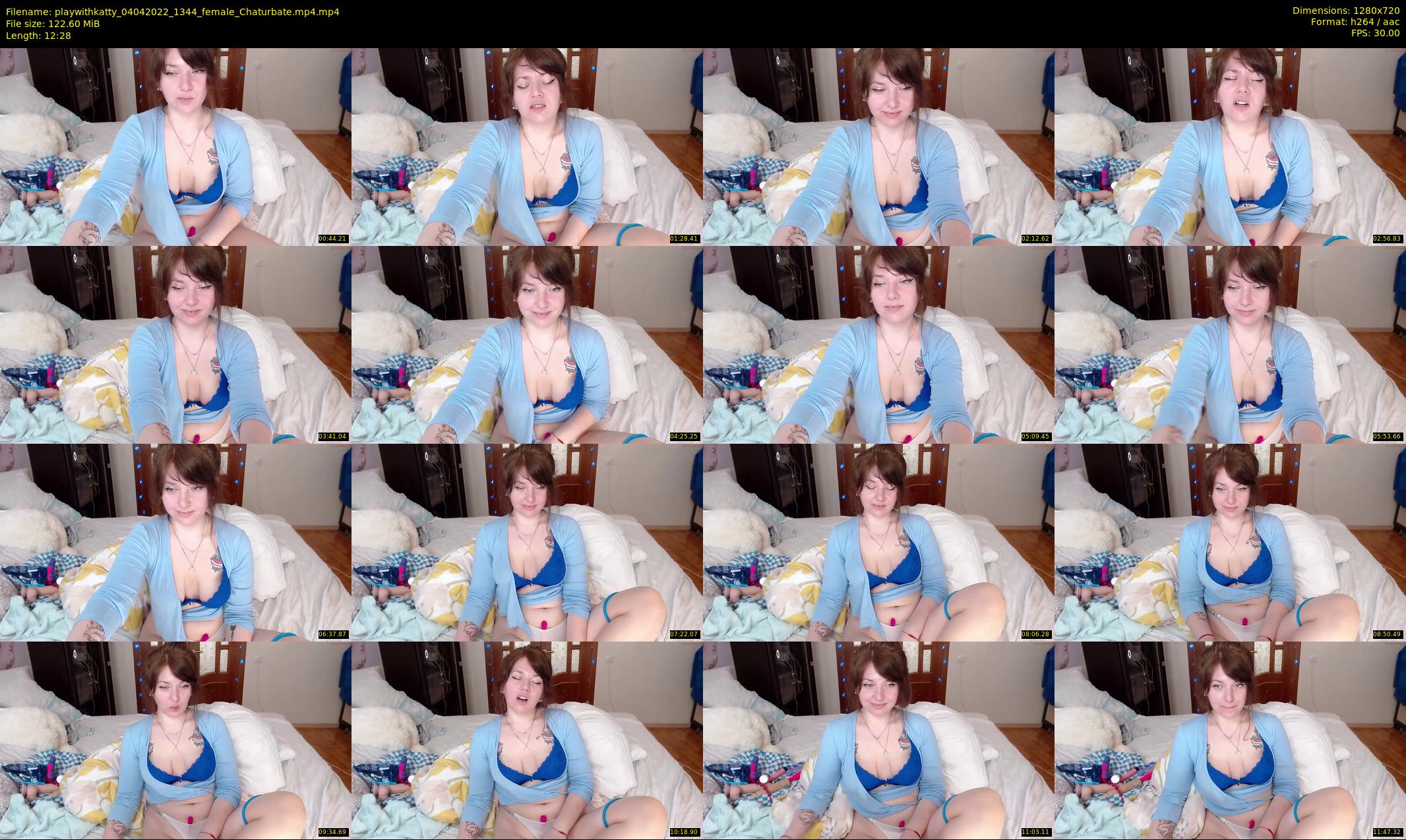 playwithkatty — 13 minute Chaturbate female cam show recording, 720p, Apr 4, 2022