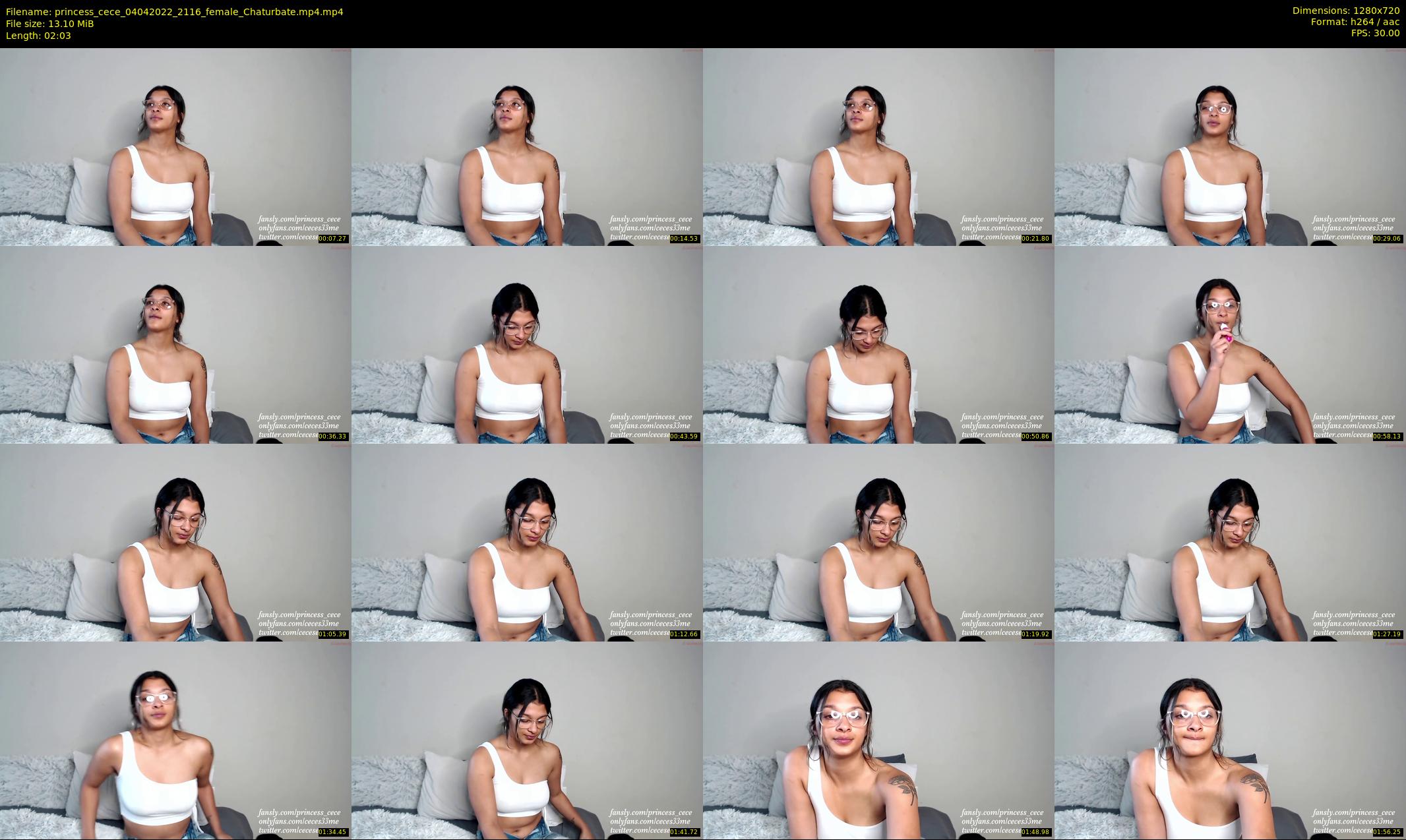 princess_cece — 3 minute Chaturbate female cam show recording, 720p, Apr 4, 2022