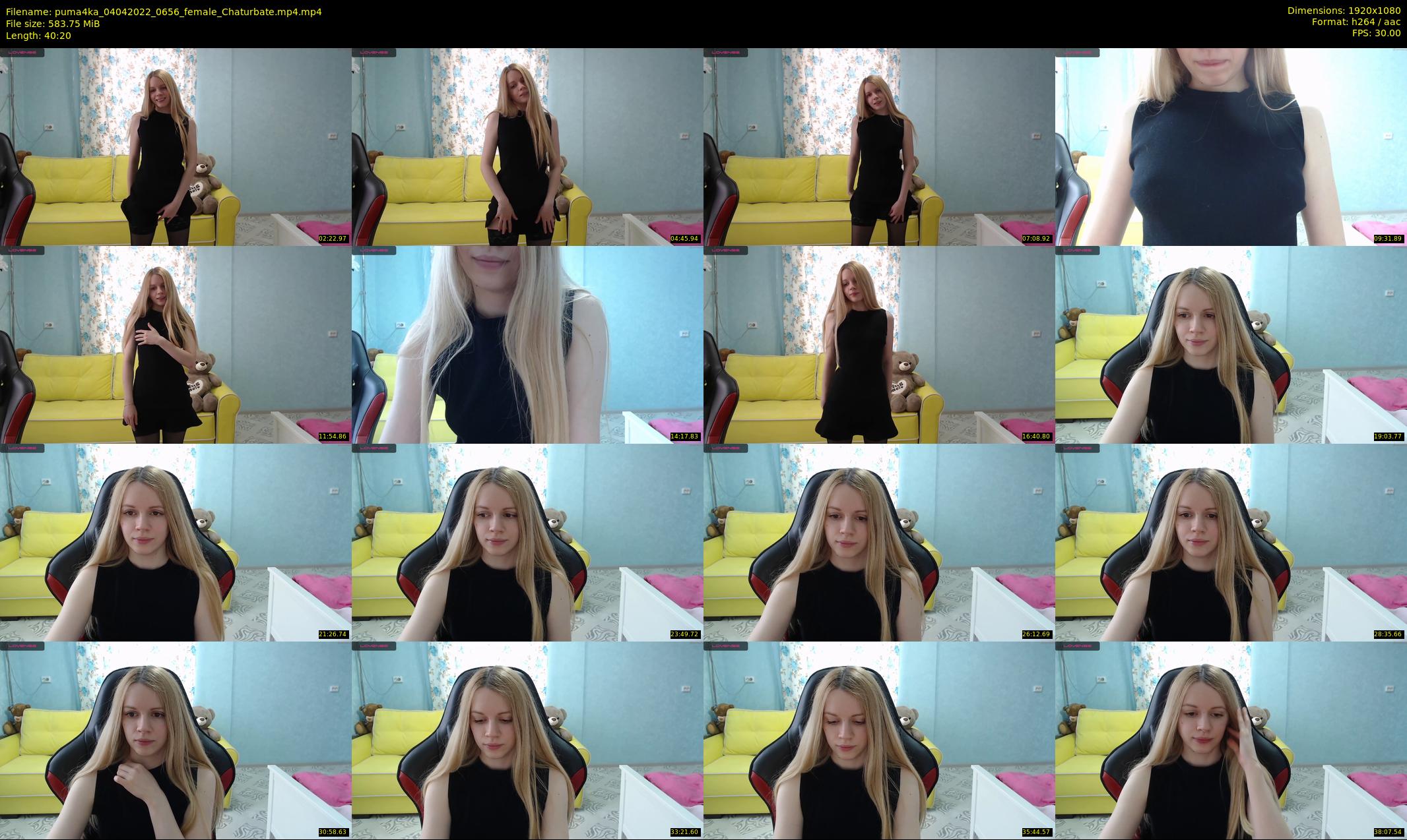 puma4ka — 41 minute Chaturbate female cam show recording, 1080p, Apr 4, 2022