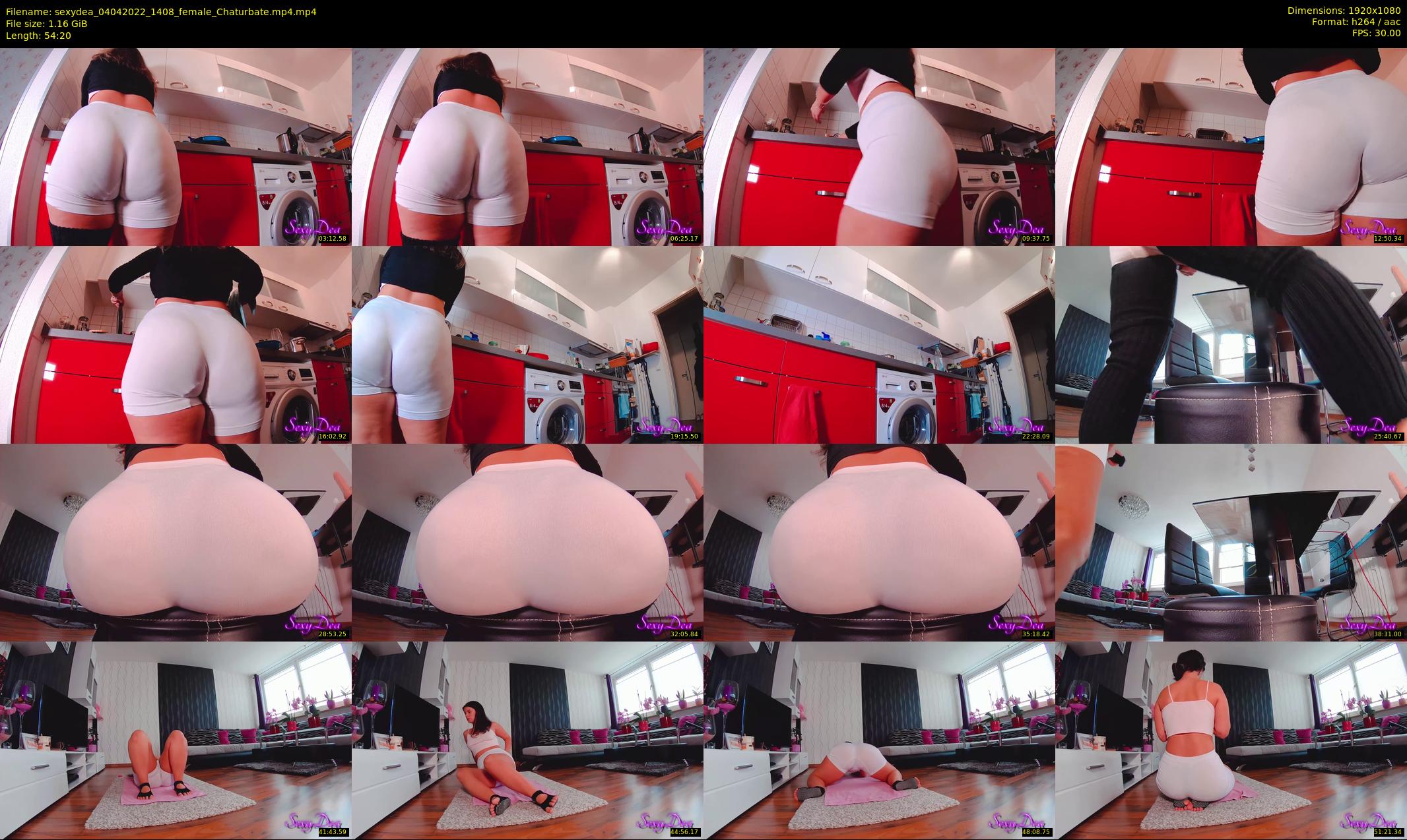 sexydea — 55 minute Chaturbate female cam show recording, 1080p, Apr 4, 2022