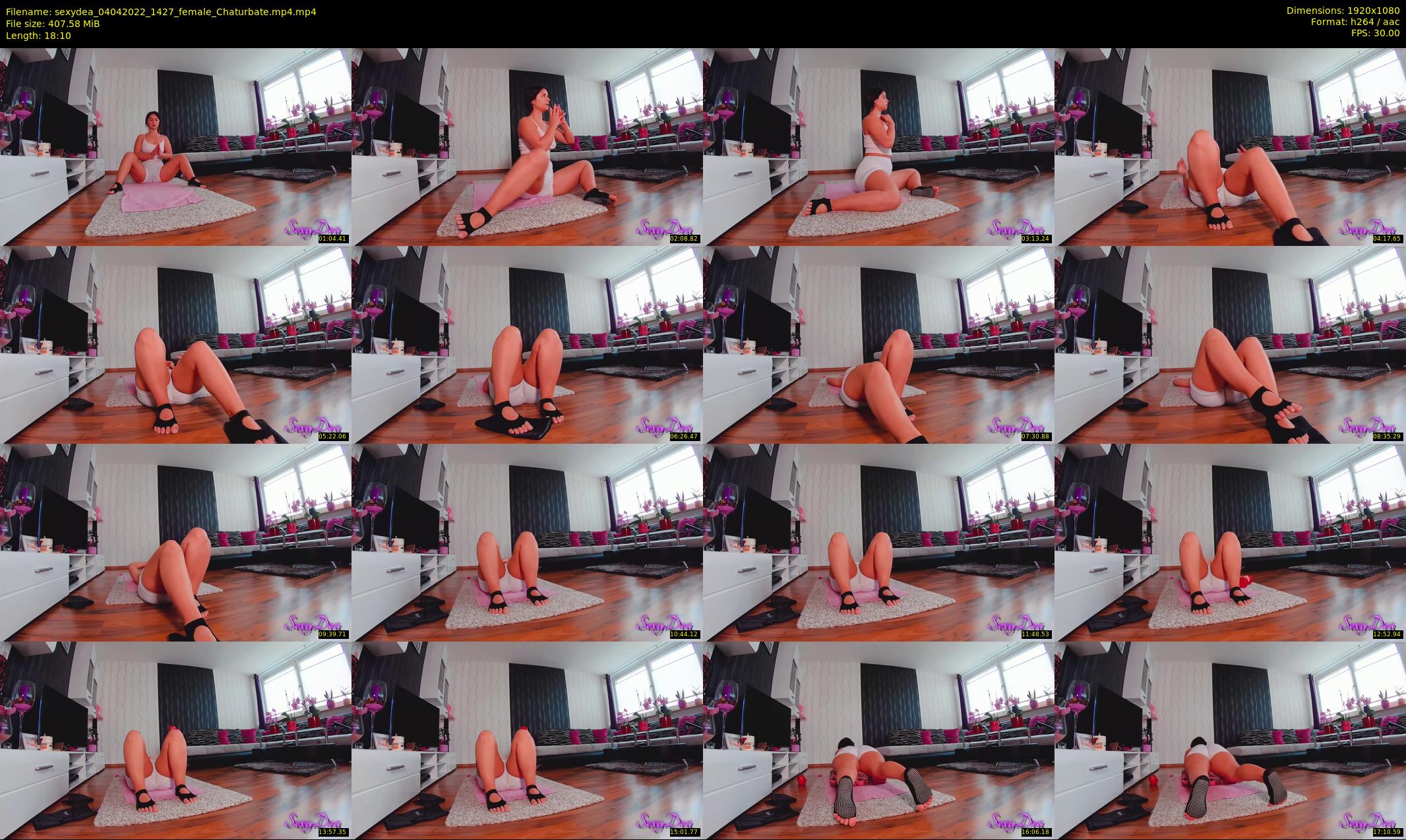 sexydea — 19 minute Chaturbate female cam show recording, 1080p, Apr 4, 2022