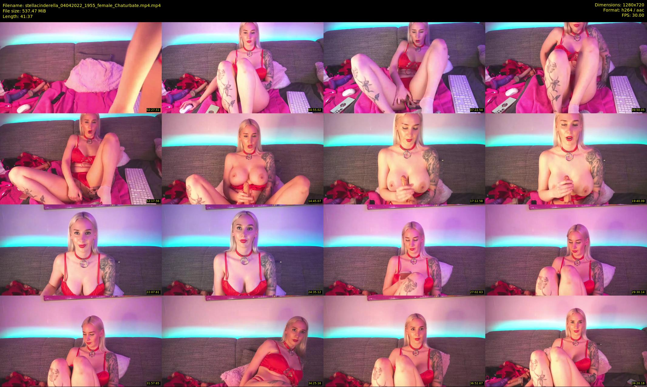 stellacinderella — 42 minute Chaturbate female cam show recording, 720p, Apr 4, 2022