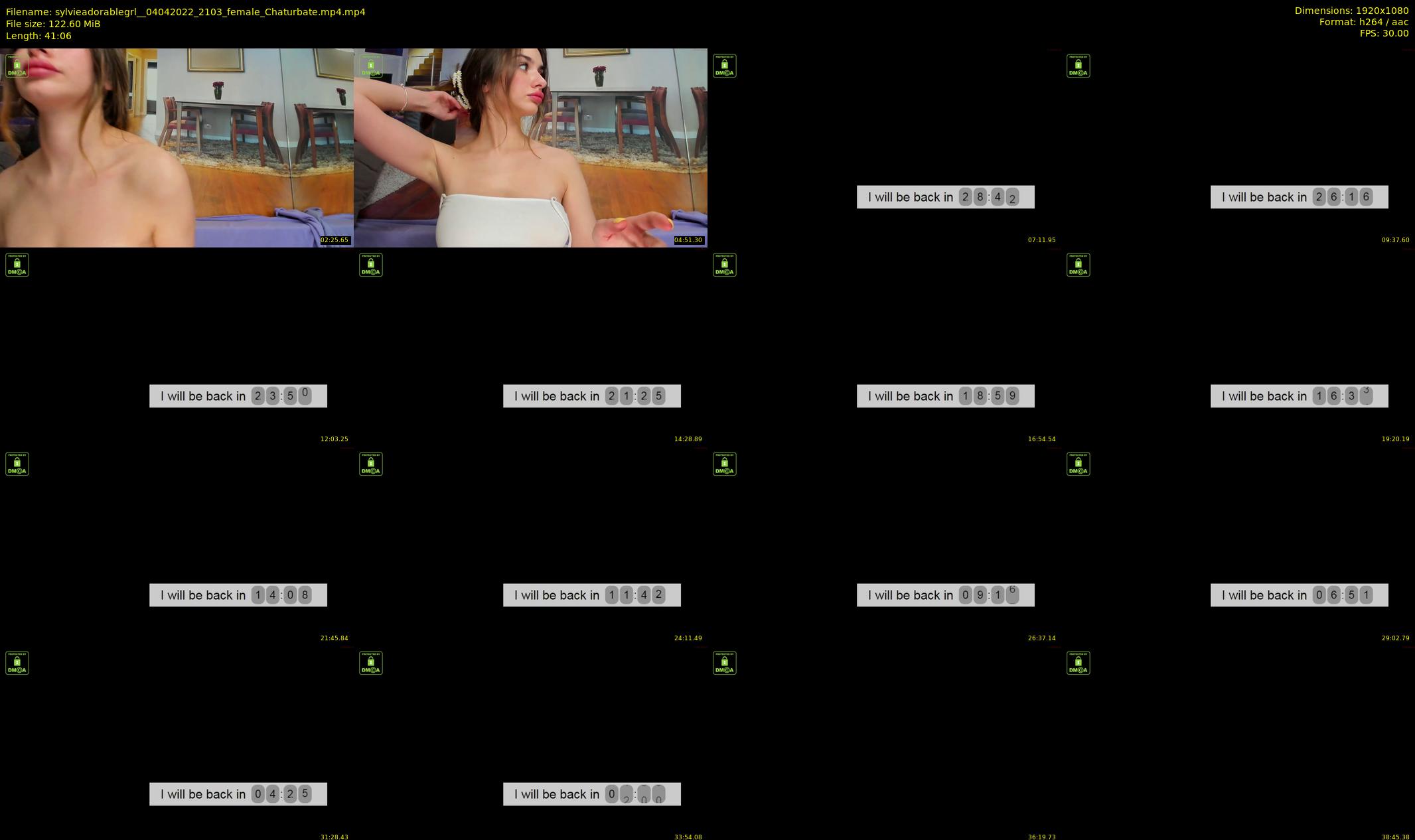 sylvieadorablegrl_ — 42 minute Chaturbate female cam show recording, 1080p, Apr 4, 2022