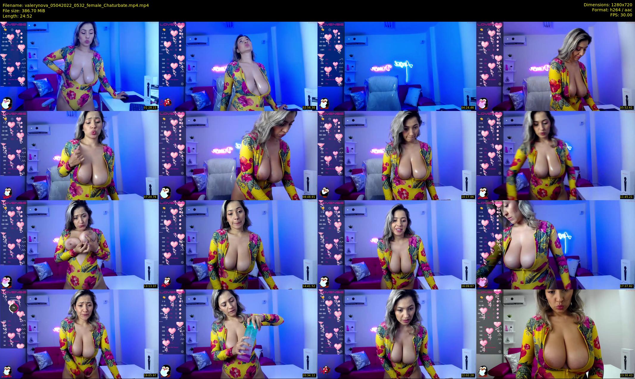 valerynova — 25 minute Chaturbate female cam show recording, 720p, Apr 5, 2022