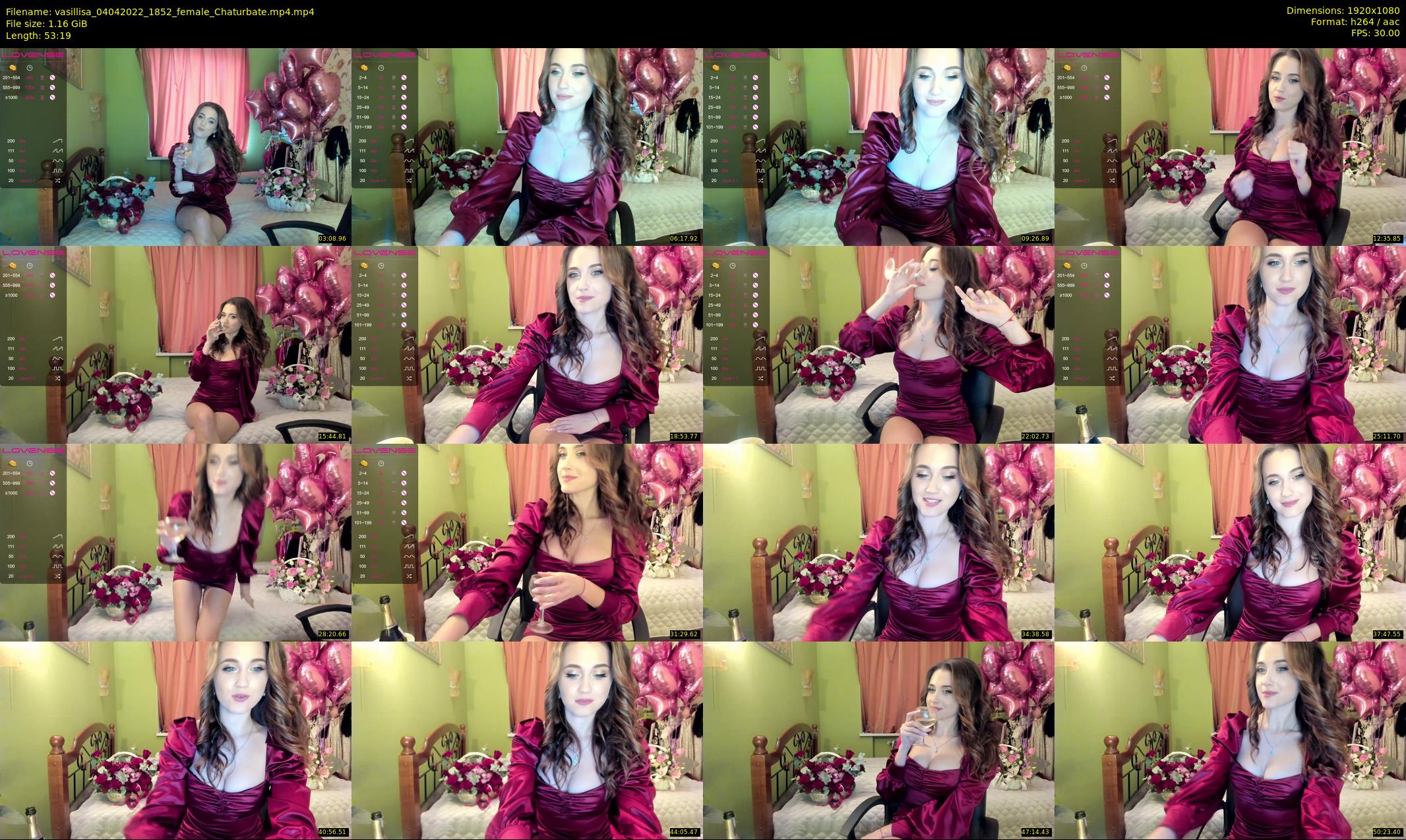 vasillisa — 54 minute Chaturbate female cam show recording, 1080p, Apr 4, 2022