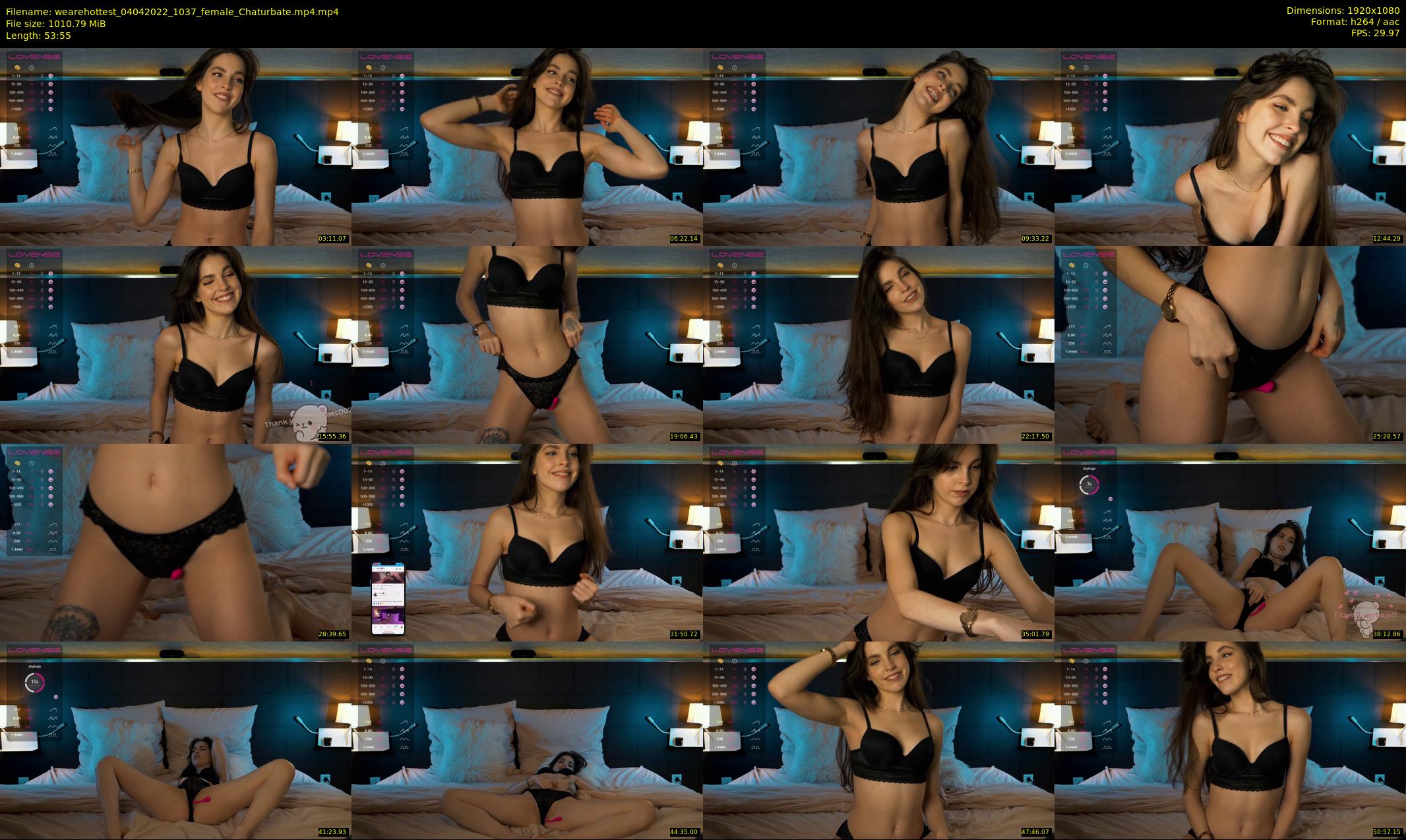 wearehottest — 54 minute Chaturbate couple cam show recording, 1080p, Apr 4, 2022