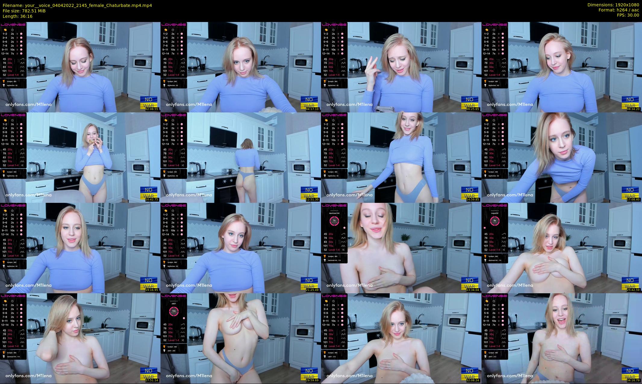 your__voice — 37 minute Chaturbate female cam show recording, 1080p, Apr 4, 2022