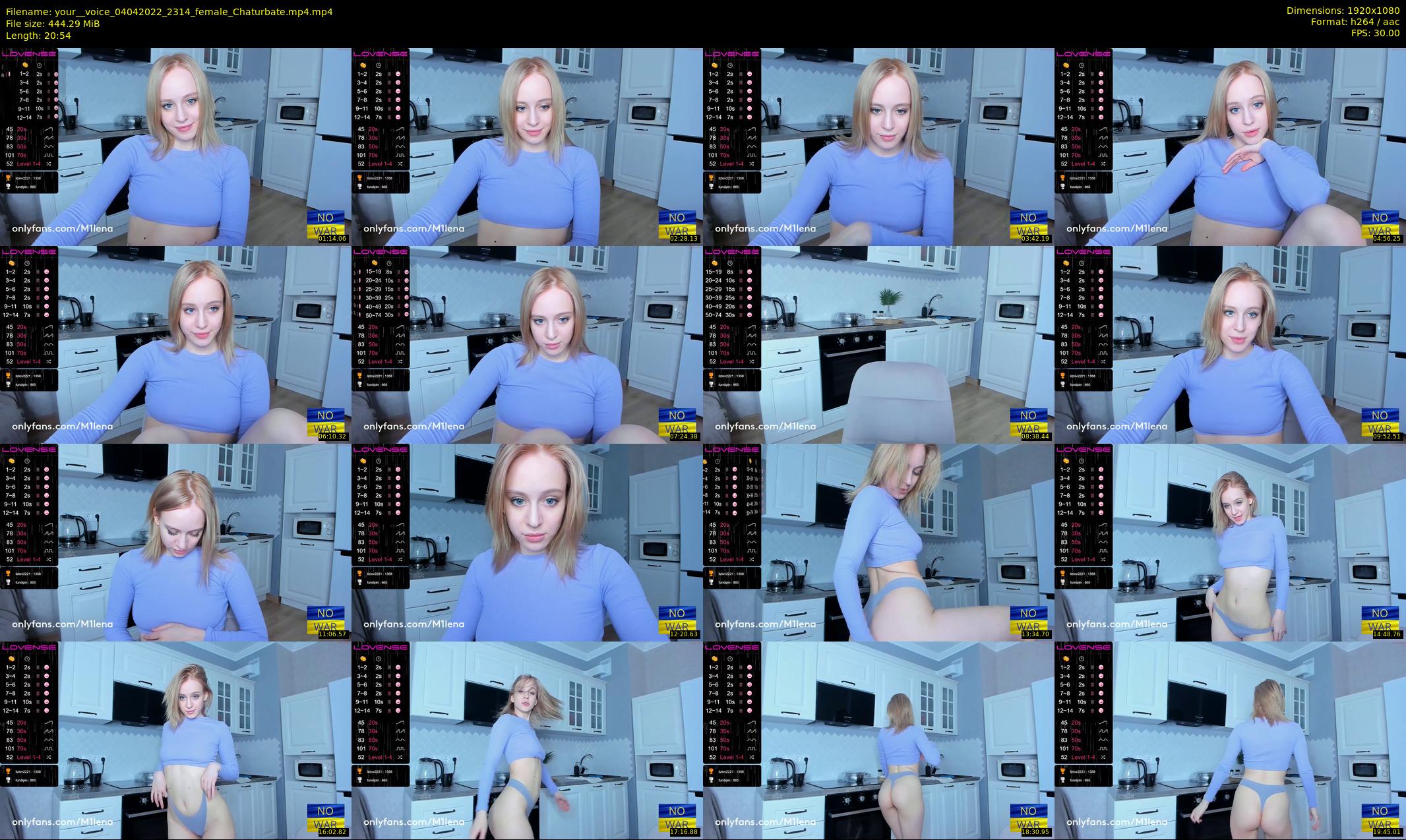 your__voice — 21 minute Chaturbate female cam show recording, 1080p, Apr 4, 2022