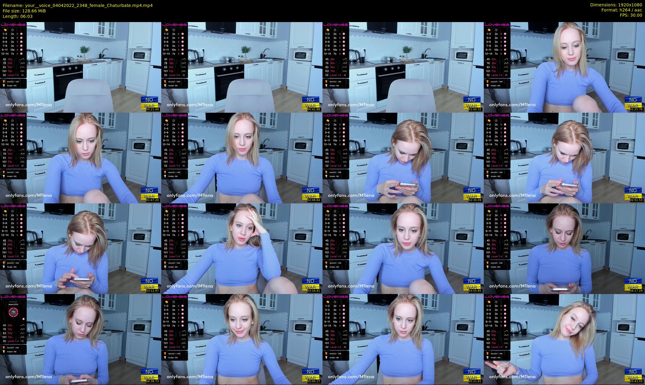 your__voice — 7 minute Chaturbate female cam show recording, 1080p, Apr 4, 2022