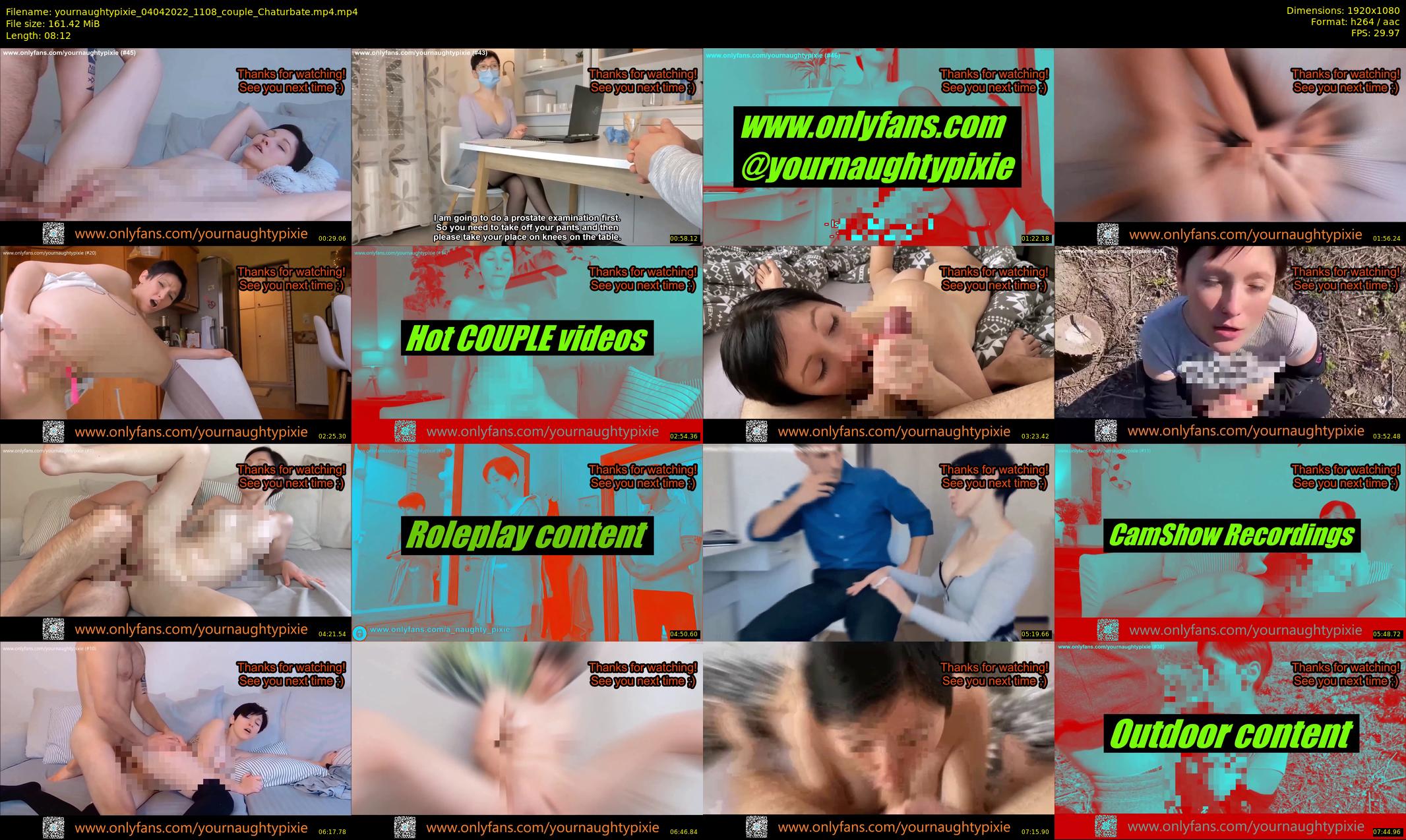 yournaughtypixie — 9 minute Chaturbate couple cam show recording, 1080p, Apr 4, 2022