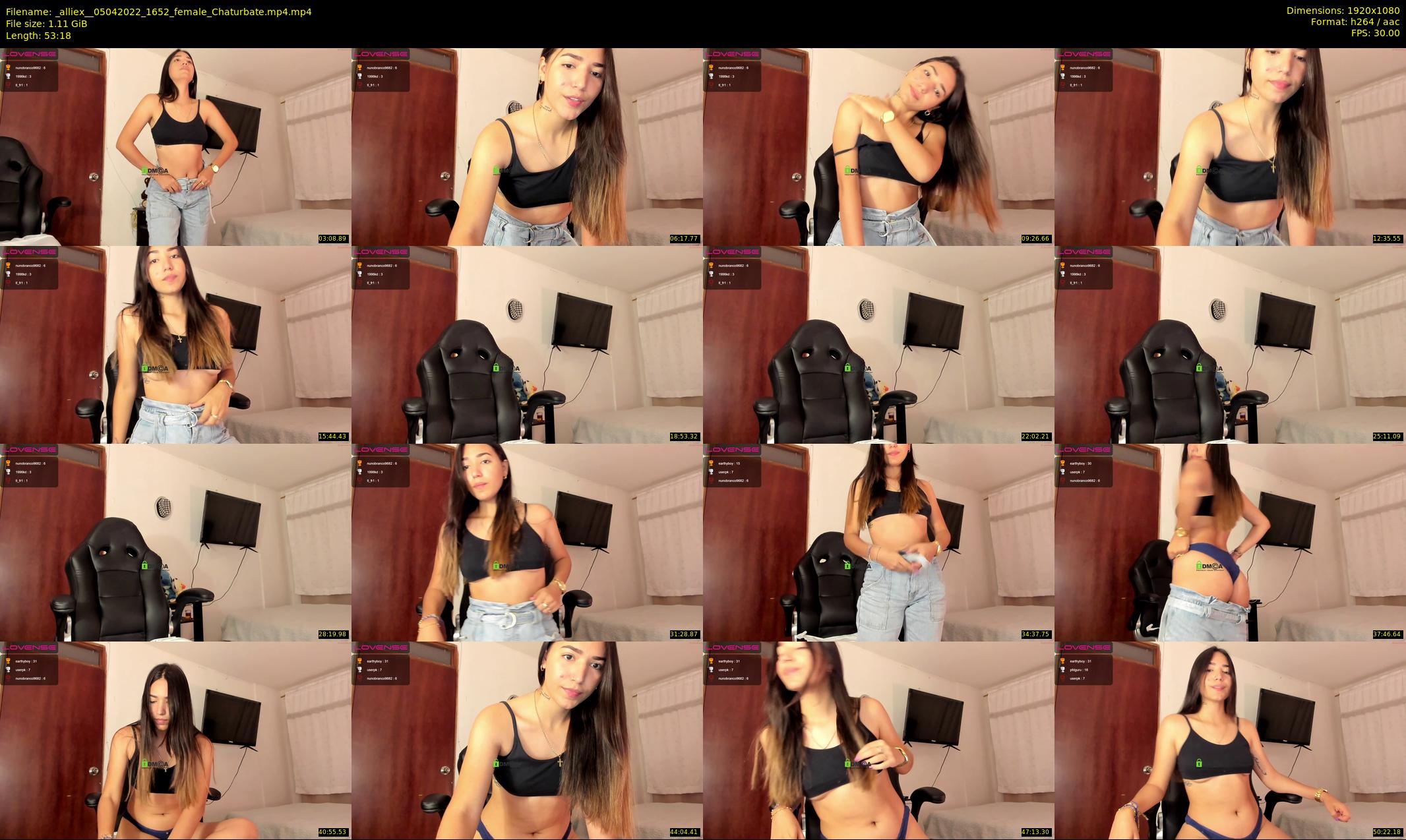 _alliex_ — 54 minute Chaturbate female cam show recording, 1080p, Apr 5, 2022