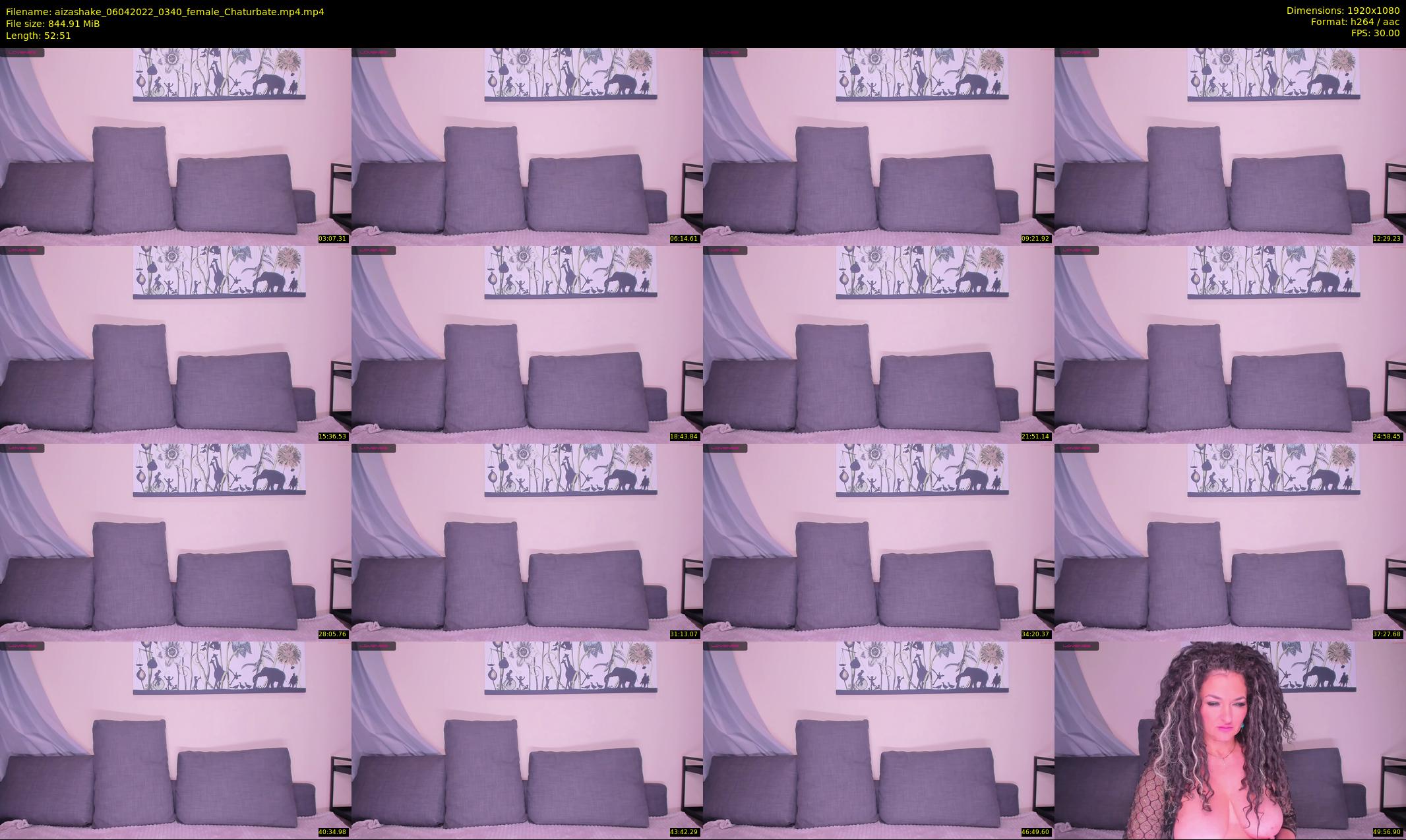 aizashake — 53 minute Chaturbate female cam show recording, 1080p, Apr 6, 2022
