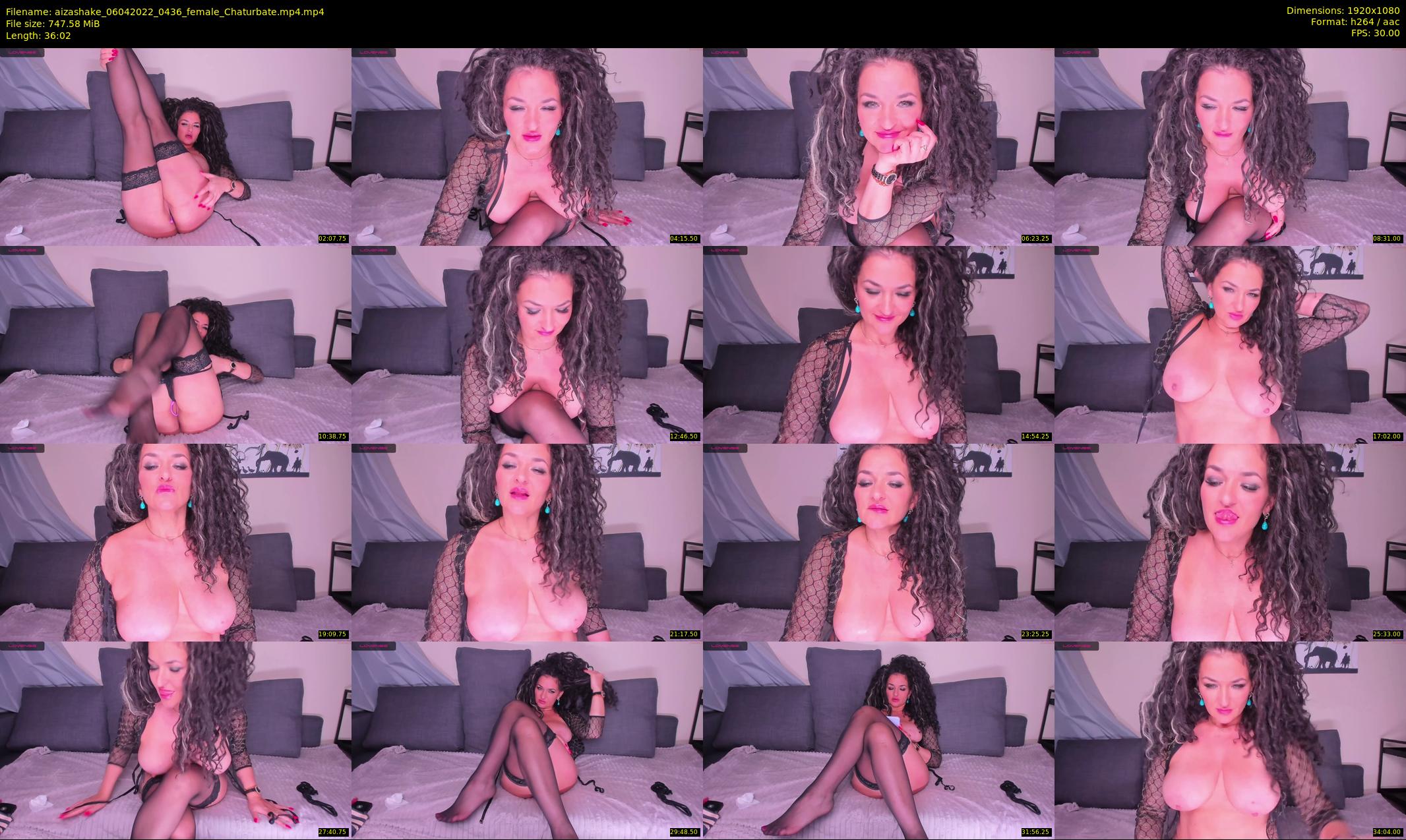 aizashake — 37 minute Chaturbate female cam show recording, 1080p, Apr 6, 2022