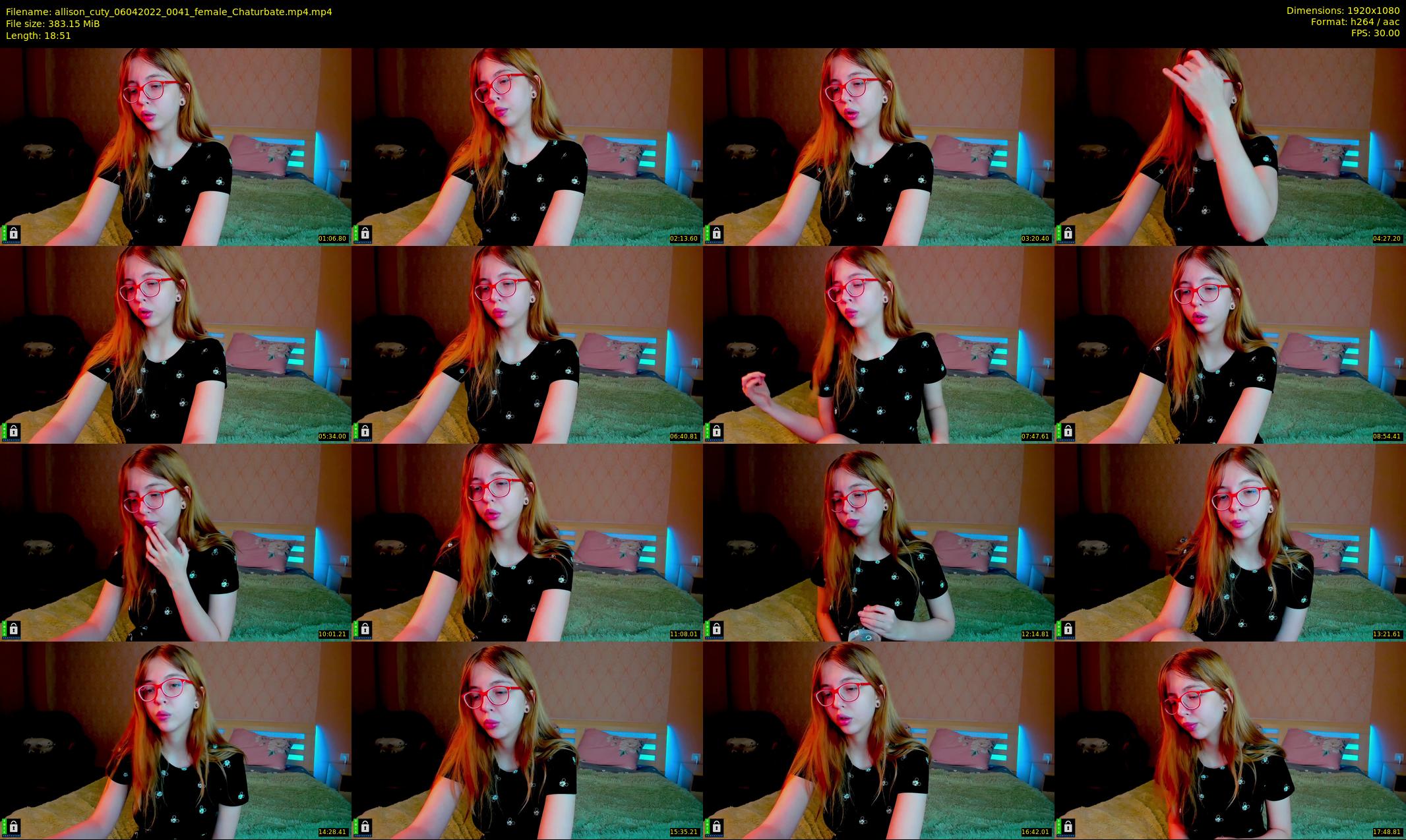 allison_cuty — 19 minute Chaturbate female cam show recording, 1080p, Apr 6, 2022