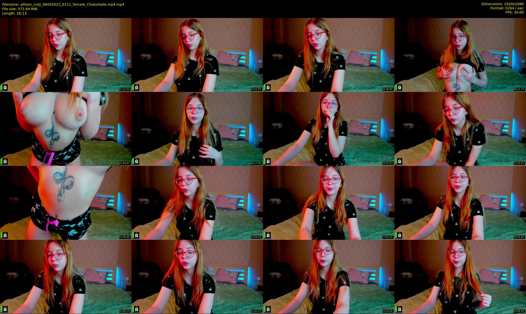 allison_cuty — 27 minute Chaturbate female cam show recording, 1080p, Apr 6, 2022