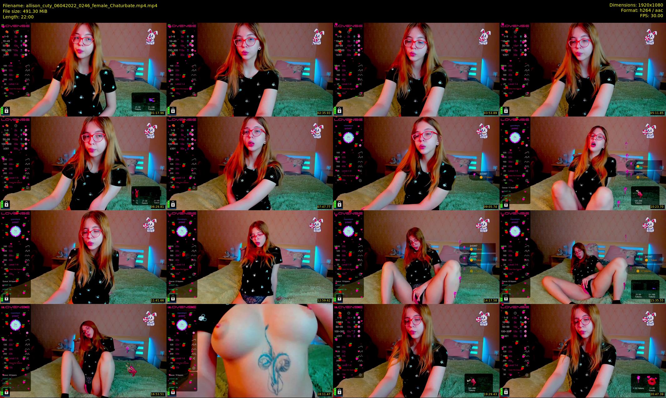 allison_cuty — 22 minute Chaturbate female cam show recording, 1080p, Apr 6, 2022