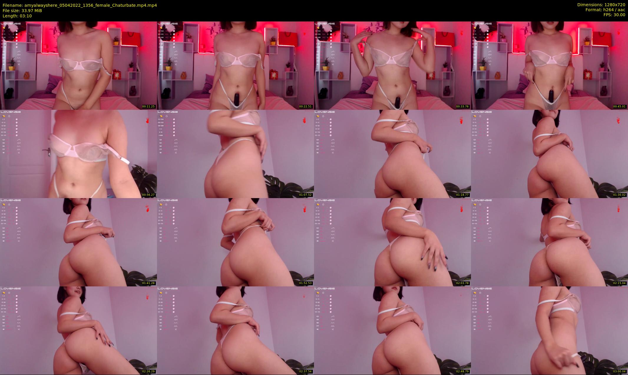 amyalwayshere — 4 minute Chaturbate female cam show recording, 720p, Apr 5, 2022