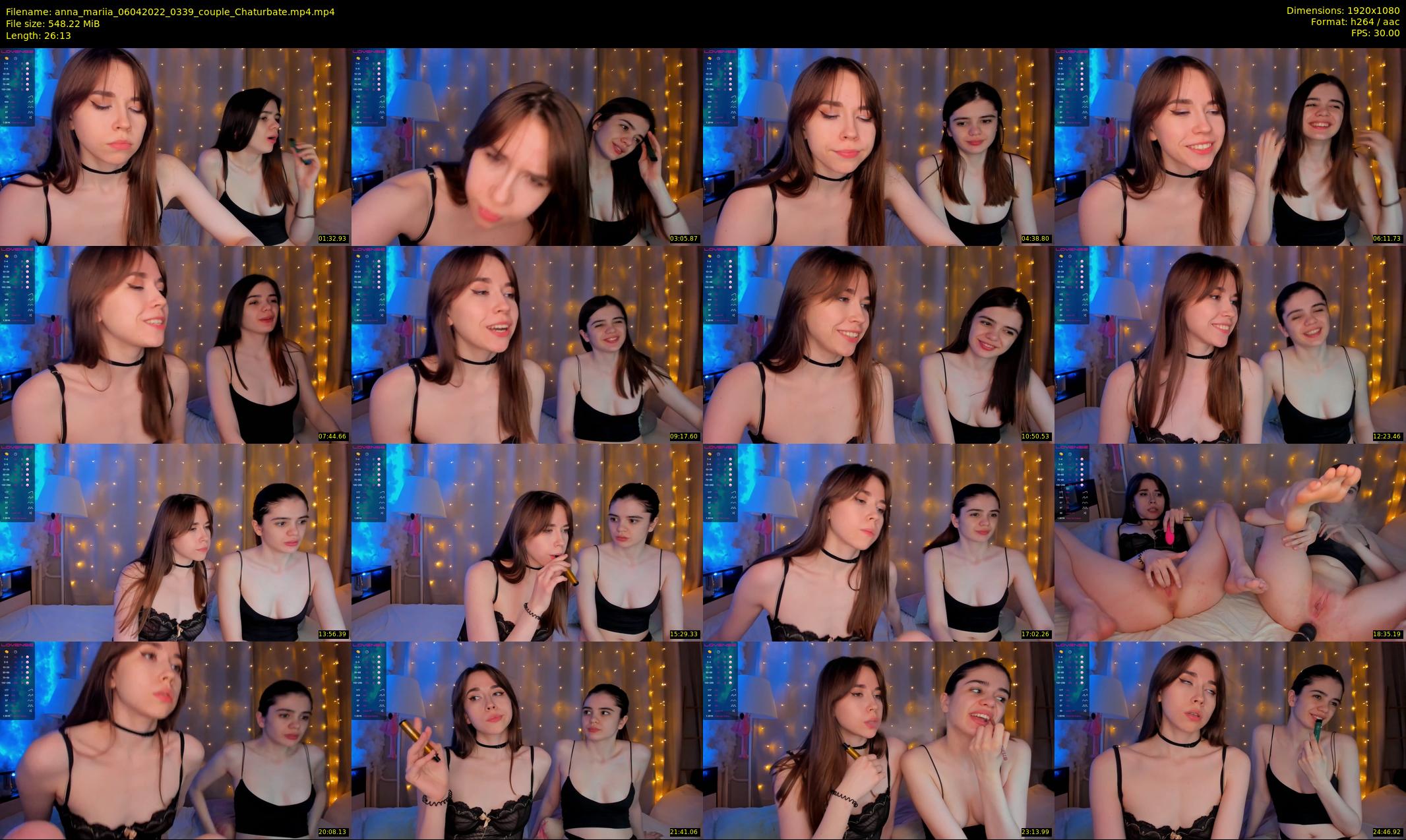 anna_mariia — 27 minute Chaturbate couple cam show recording, 1080p, Apr 6, 2022