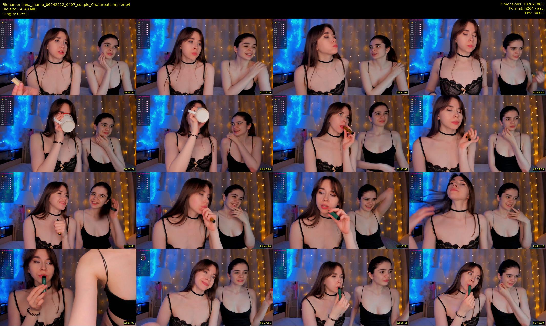 anna_mariia — 3 minute Chaturbate couple cam show recording, 1080p, Apr 6, 2022