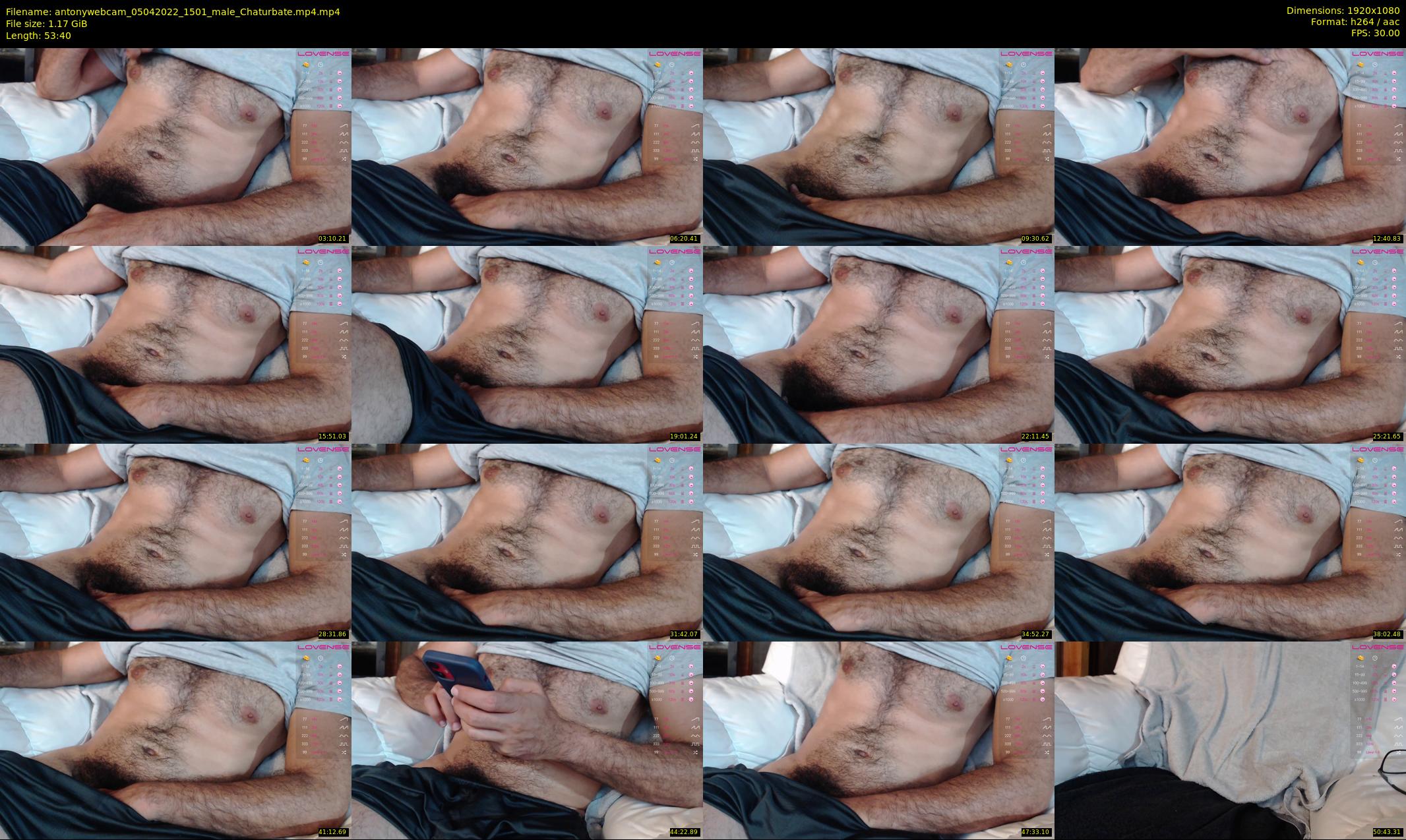 antonywebcam — 54 minute Chaturbate male cam show recording, 1080p, Apr 5, 2022