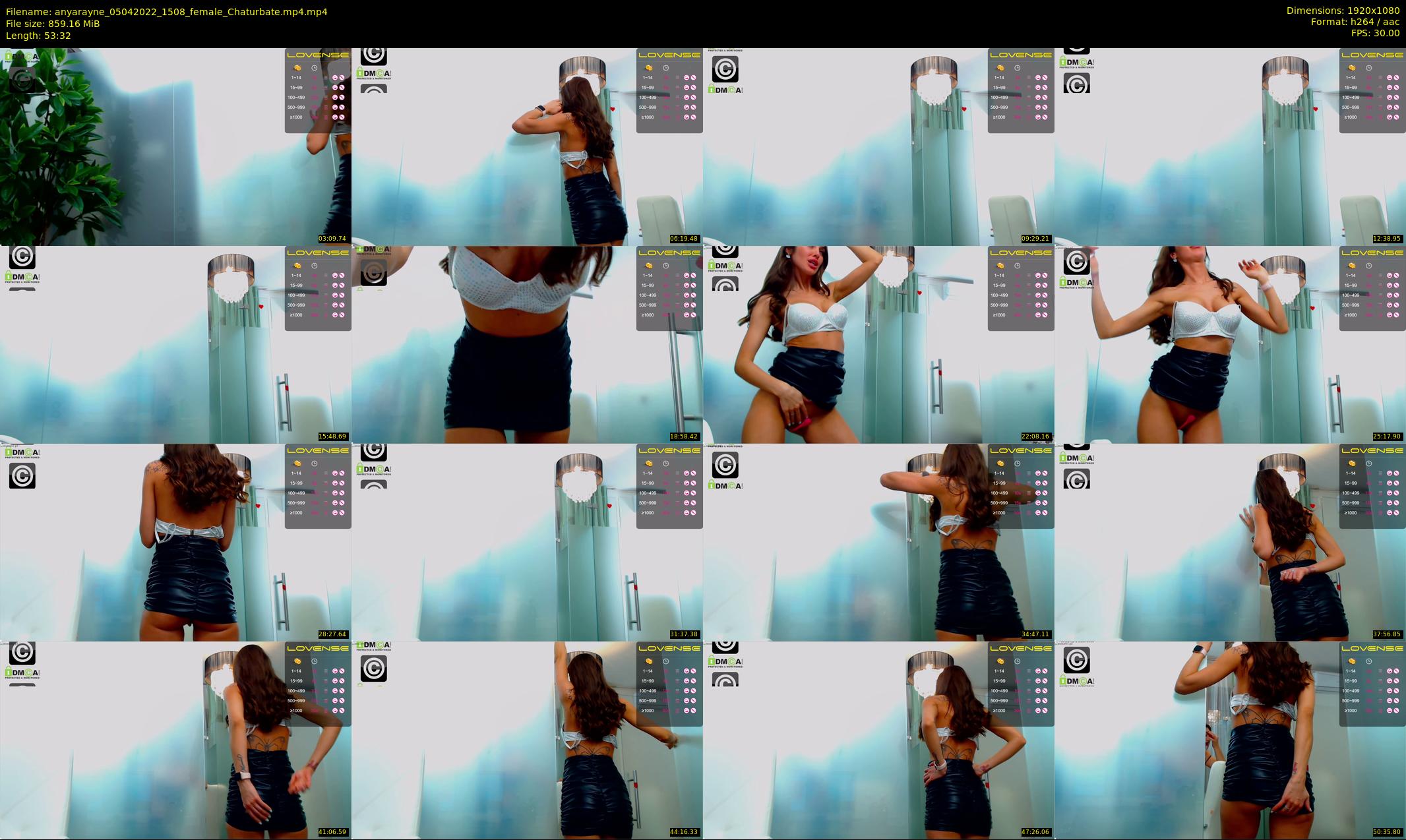 anyarayne — 54 minute Chaturbate female cam show recording, 1080p, Apr 5, 2022