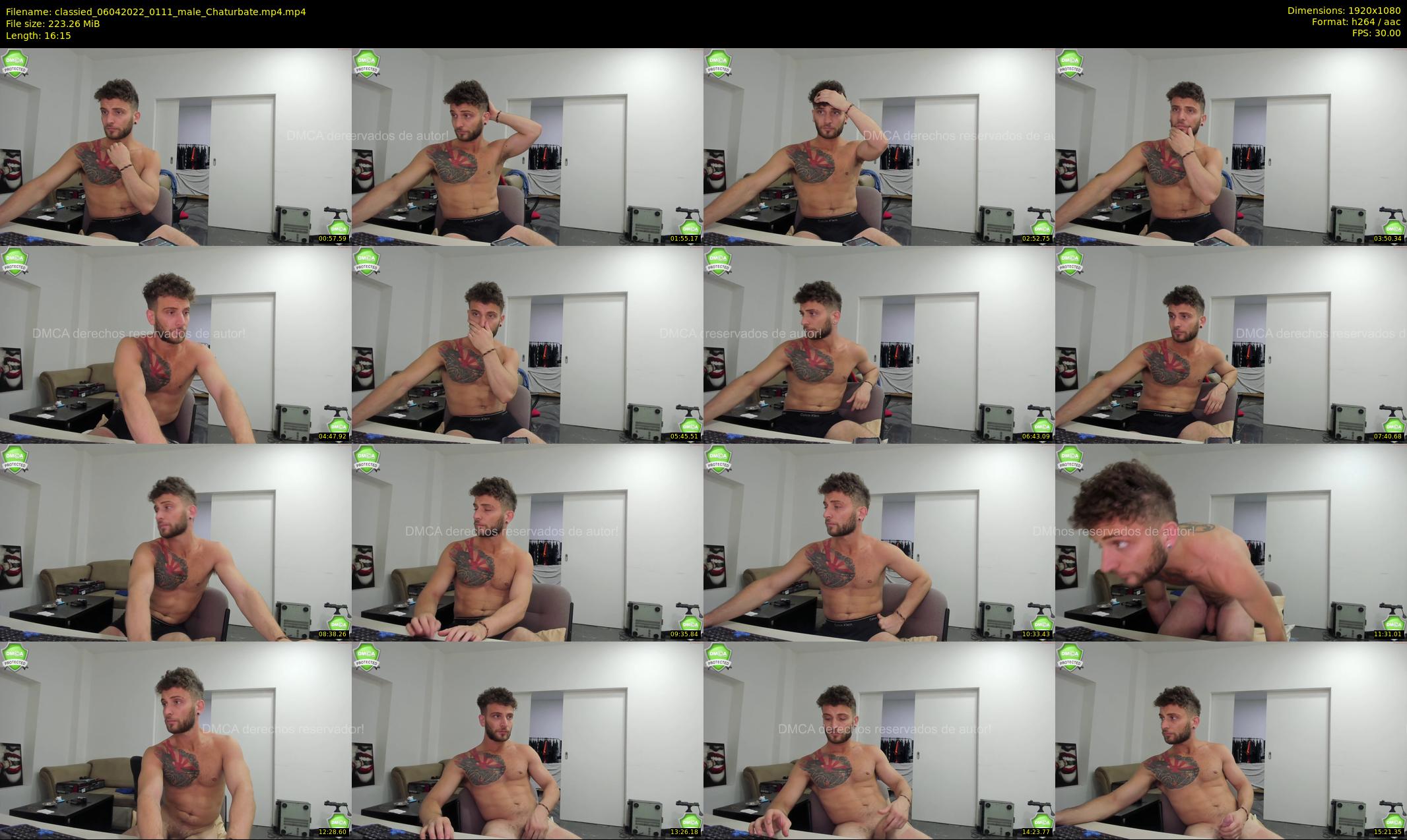 classied — 17 minute Chaturbate male cam show recording, 1080p, Apr 6, 2022