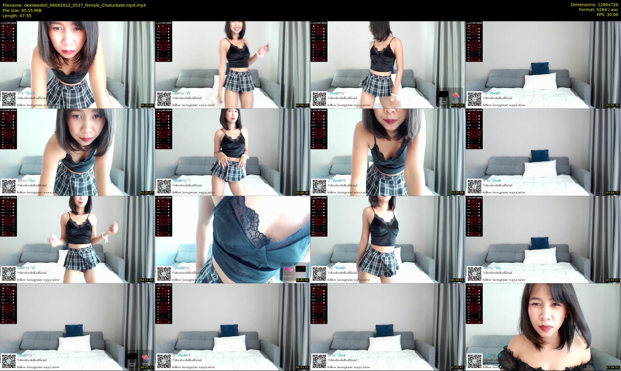 deedeedoll — 8 minute Chaturbate female cam show recording, 720p, Apr 6, 2022