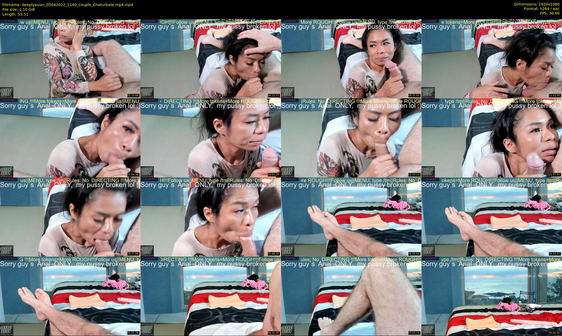 deeplyasian — 54 minute Chaturbate couple cam show recording, 1080p, Apr 5, 2022