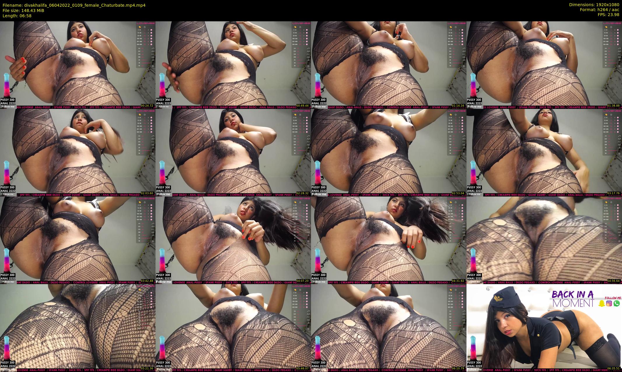 divakhalifa — 7 minute Chaturbate female cam show recording, 1080p, Apr 6, 2022