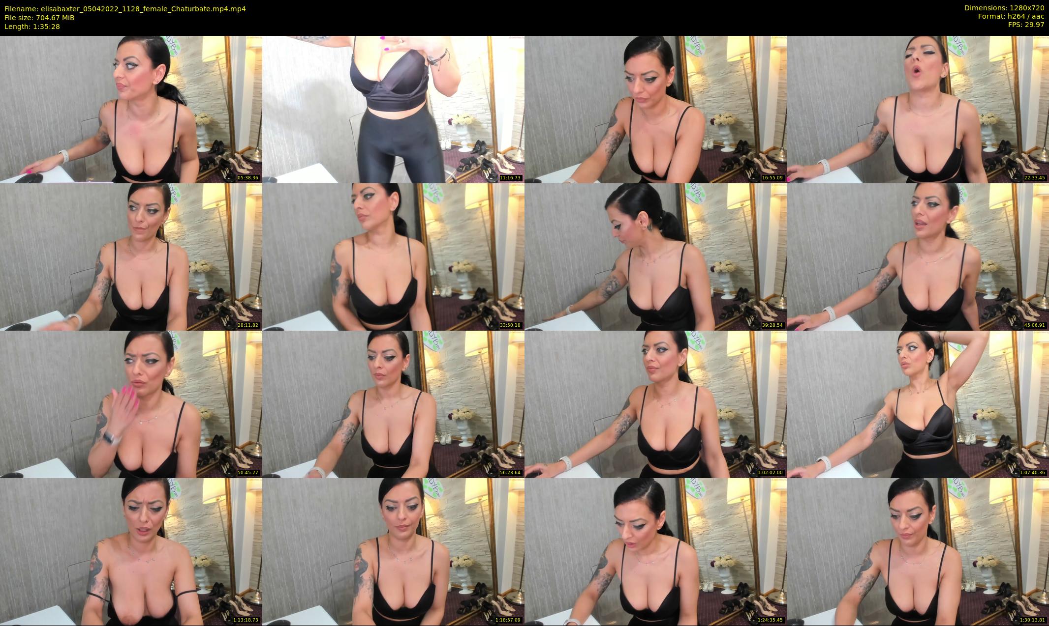 elisabaxter — 96 minute Chaturbate female cam show recording, 720p, Apr 5, 2022